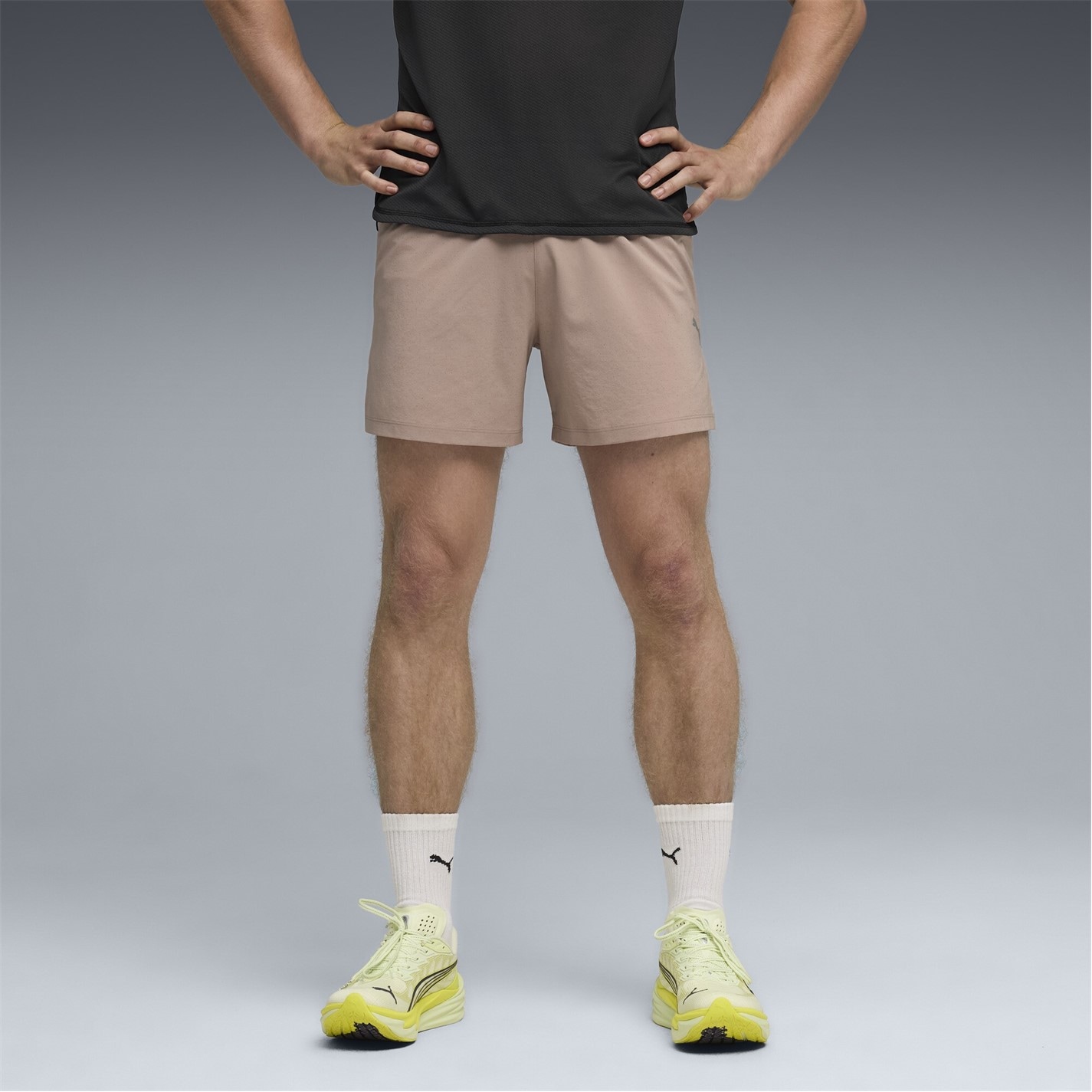 Kraťasy Puma Sandstone 4716178 Men's Dreamrun 5in Drycell Performance Gym Shorts - 3