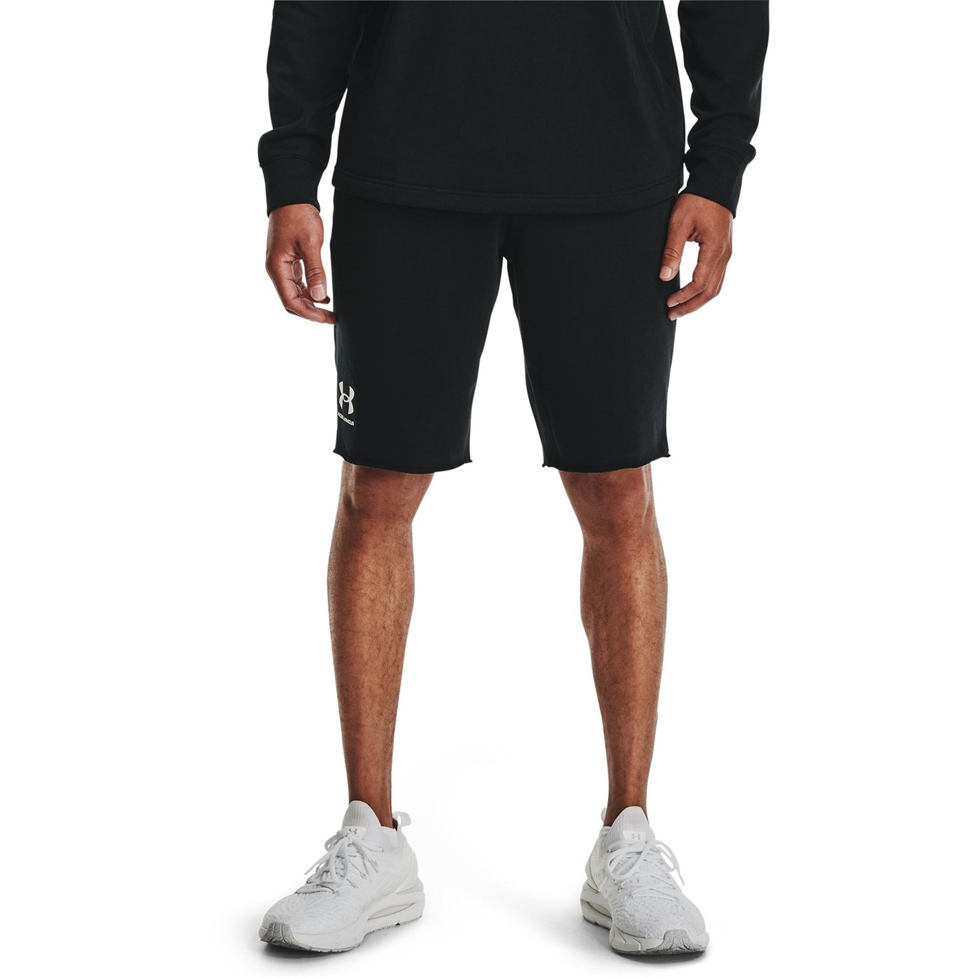 Kraťasy Under Armour Black 5417403 Under Rival Terry Shorts Mens - 3