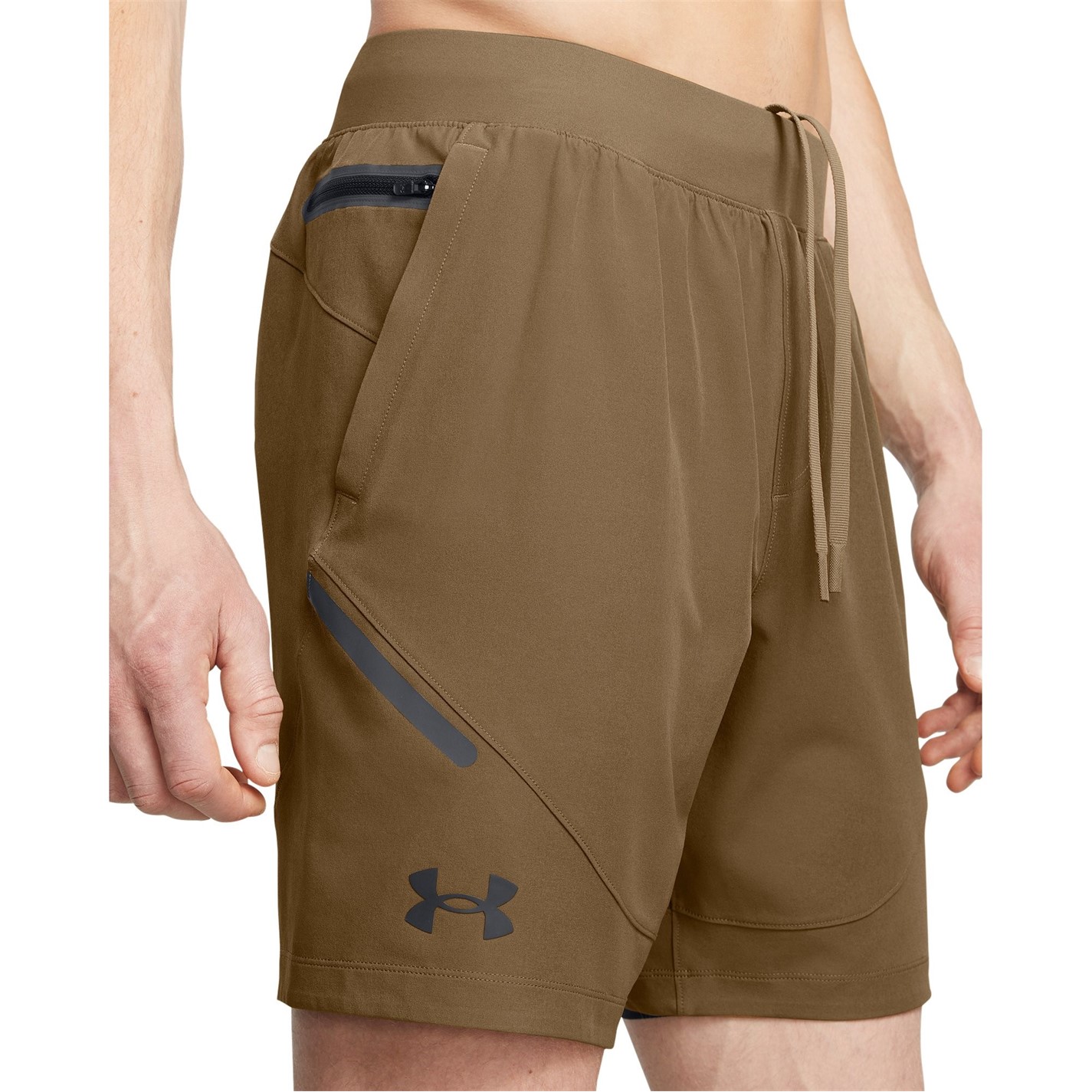 Kraťasy Under Armour Brown 2406844 Men's Unstoppable Performance Gym Shorts - 5