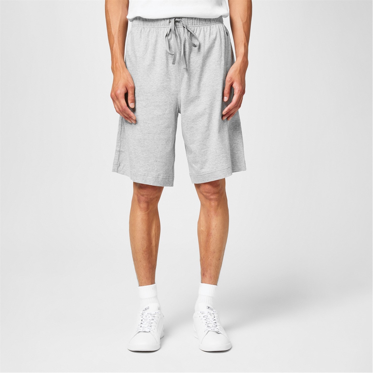 Kraťasy RALPH LAUREN Heather 6674168 Men's Cotton Jersey Jogger Shorts - 1