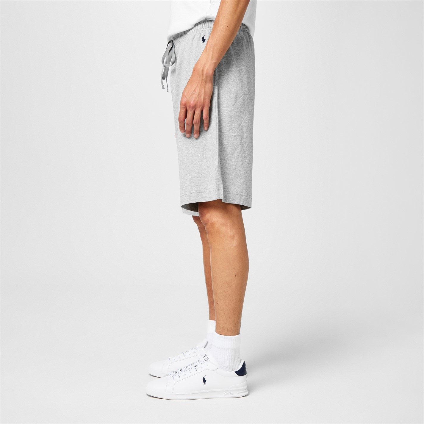 Kraťasy RALPH LAUREN Heather 6674168 Men's Cotton Jersey Jogger Shorts - 2