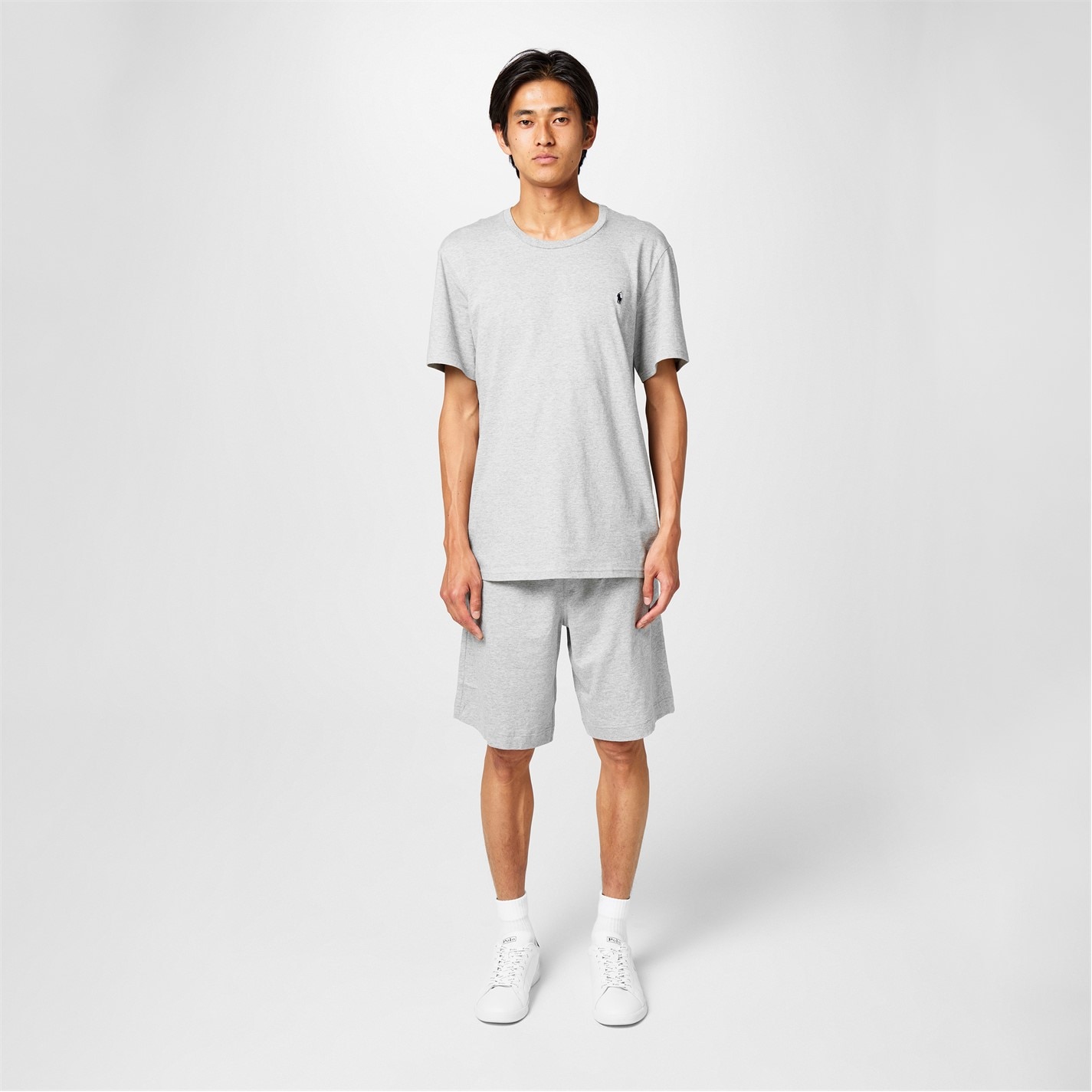 Kraťasy RALPH LAUREN Heather 6674168 Men's Cotton Jersey Jogger Shorts - 4