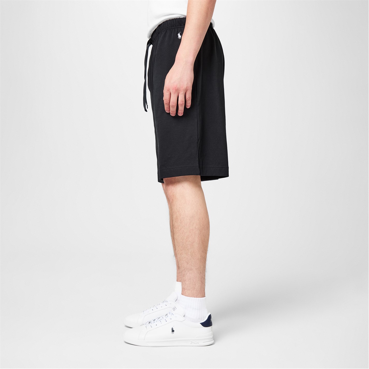 Kraťasy RALPH LAUREN Black 3575776 Men's Cotton Jersey Jogger Shorts - 2