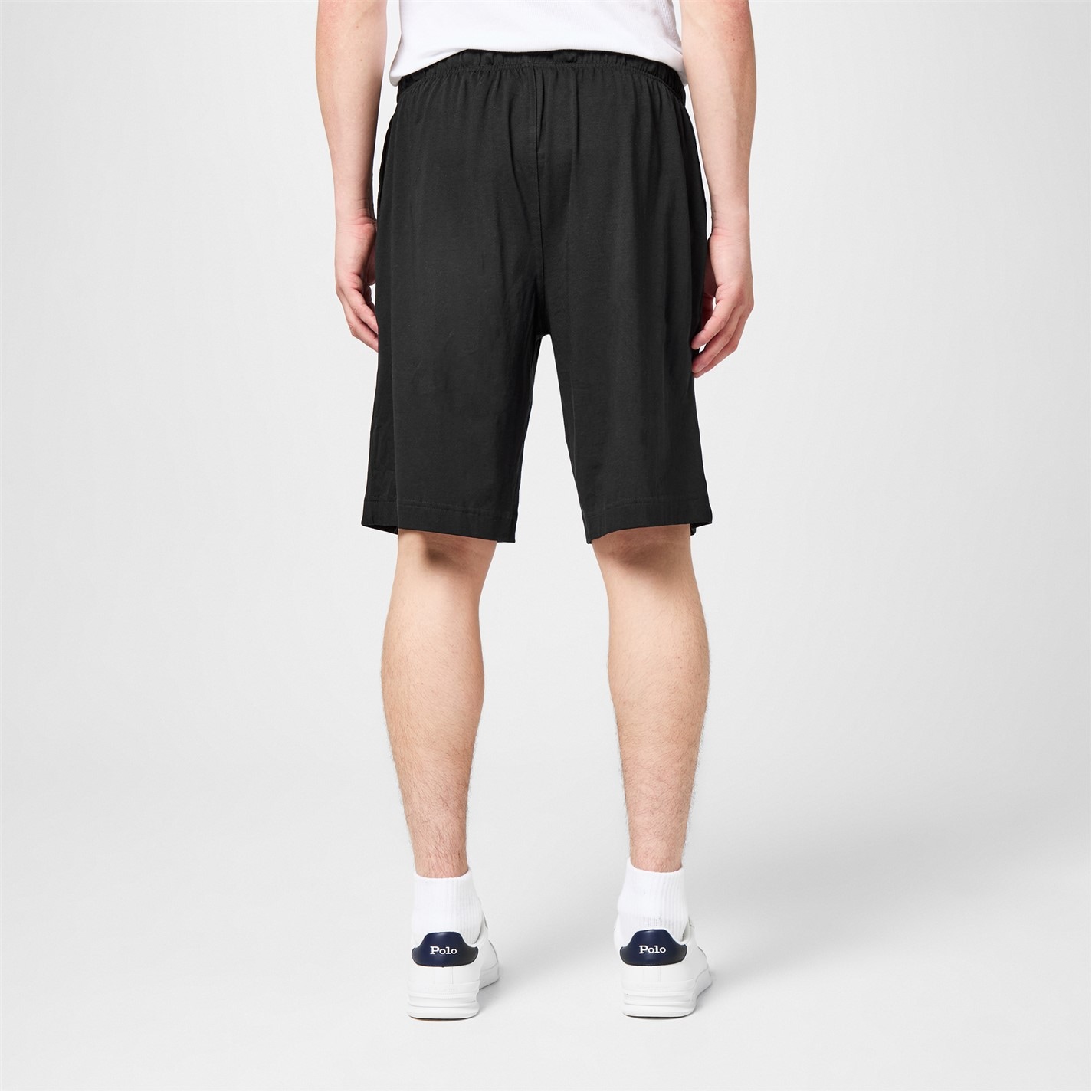 Kraťasy RALPH LAUREN Black 3575776 Men's Cotton Jersey Jogger Shorts - 3