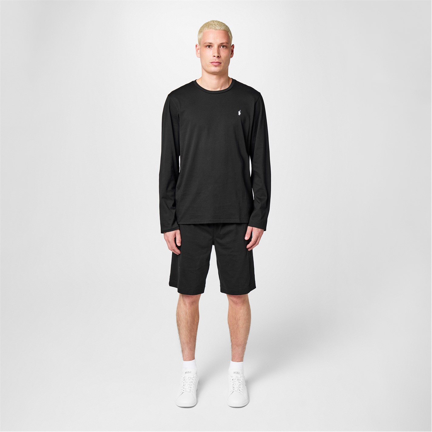 Kraťasy RALPH LAUREN Black 3575776 Men's Cotton Jersey Jogger Shorts - 4
