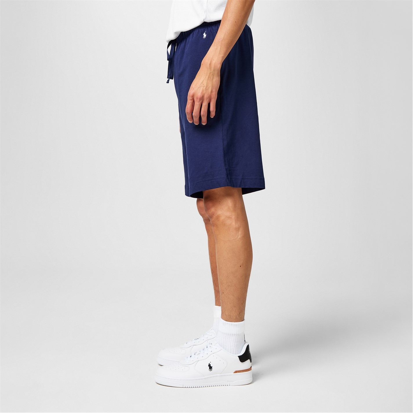 Kraťasy RALPH LAUREN Navy 8960539 Men's Cotton Jersey Jogger Shorts - 2