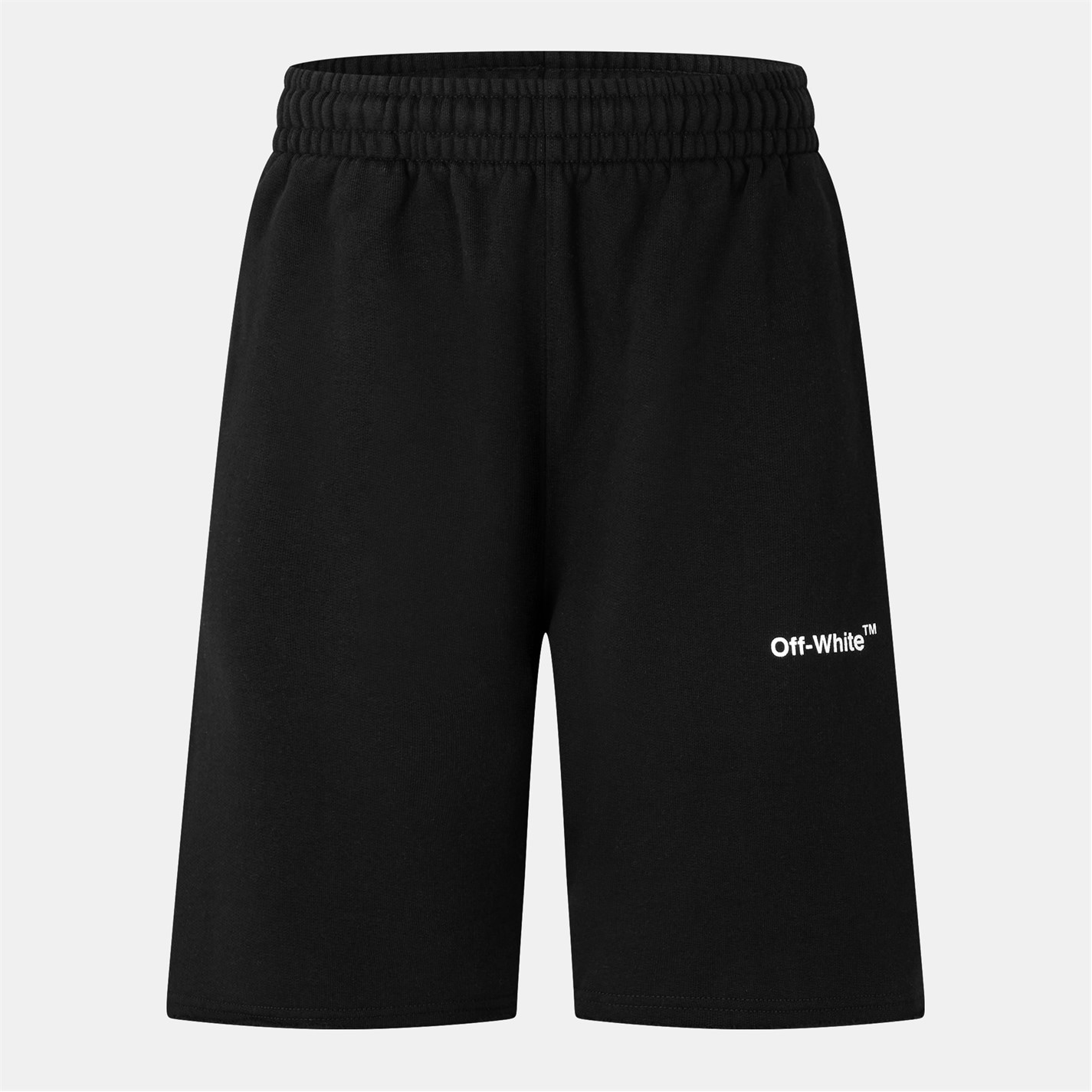 Kraťasy OFF WHITE Black 4316581 Men's Diag Cotton Arrow Motif Fleece Jogger Shorts - 1