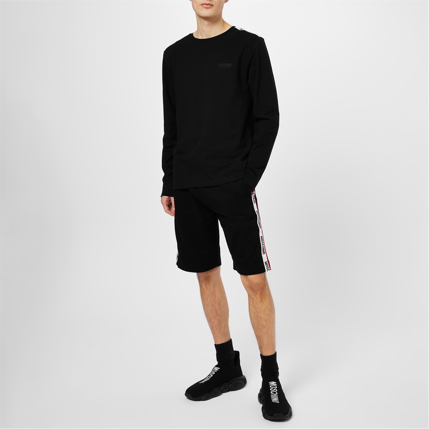 Kraťasy MOSCHINO Black 869058 Tape Shorts - 2