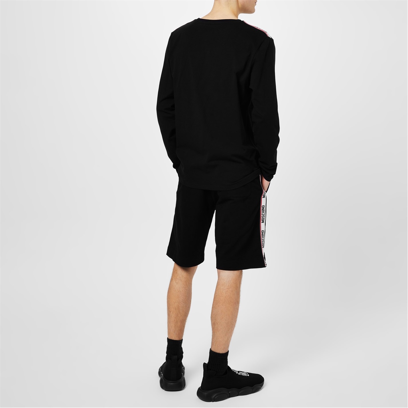 Kraťasy MOSCHINO Black 869058 Tape Shorts - 3
