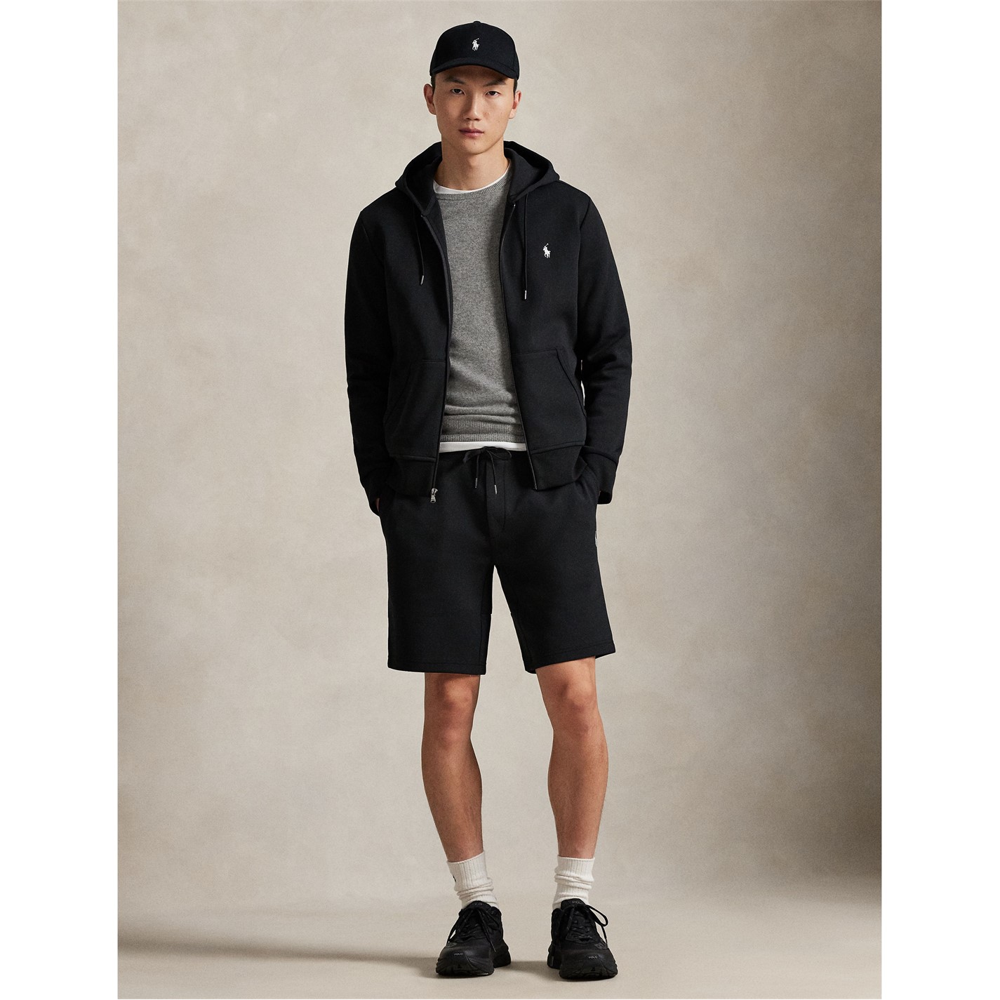 Kraťasy Polo Ralph Lauren Polo Black 3086274 Tech Shorts - 5