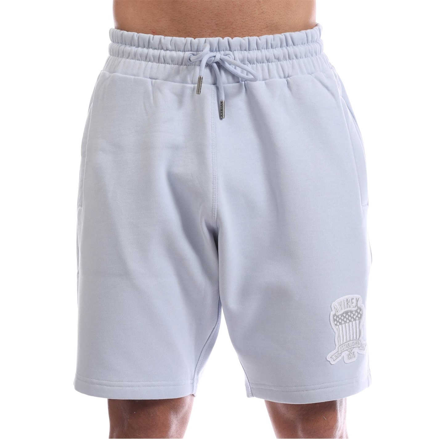 Kraťasy Avirex Sky Blue 6220472 Men's Sunny Fleece Jogger Shorts - 1