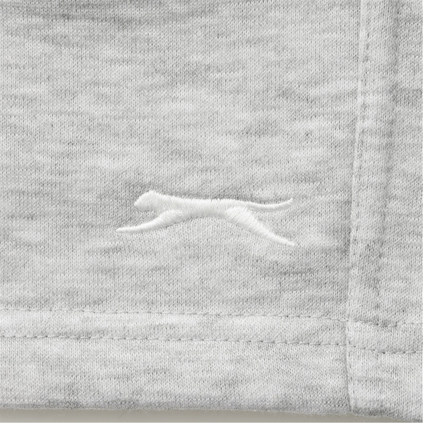 Slazenger Grey Marl 991674 Kids Fleece Jogger Shorts - 3