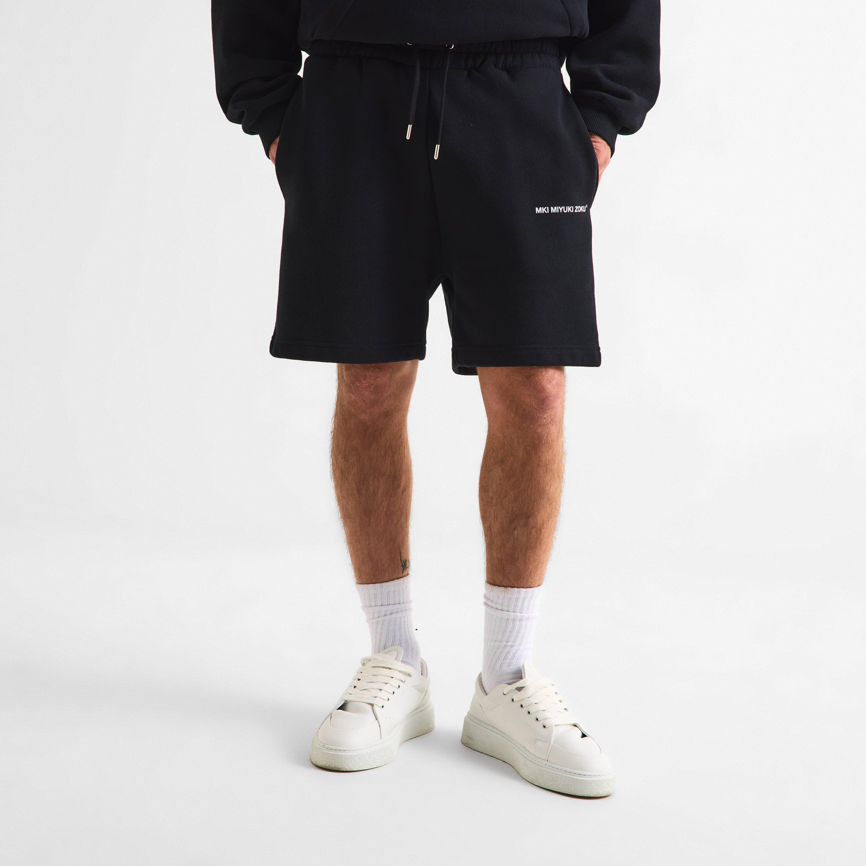 Kraťasy MKI MIYUKI ZOKU Black 2775357 Men's Uniform Fleece Jogger Shorts - 3