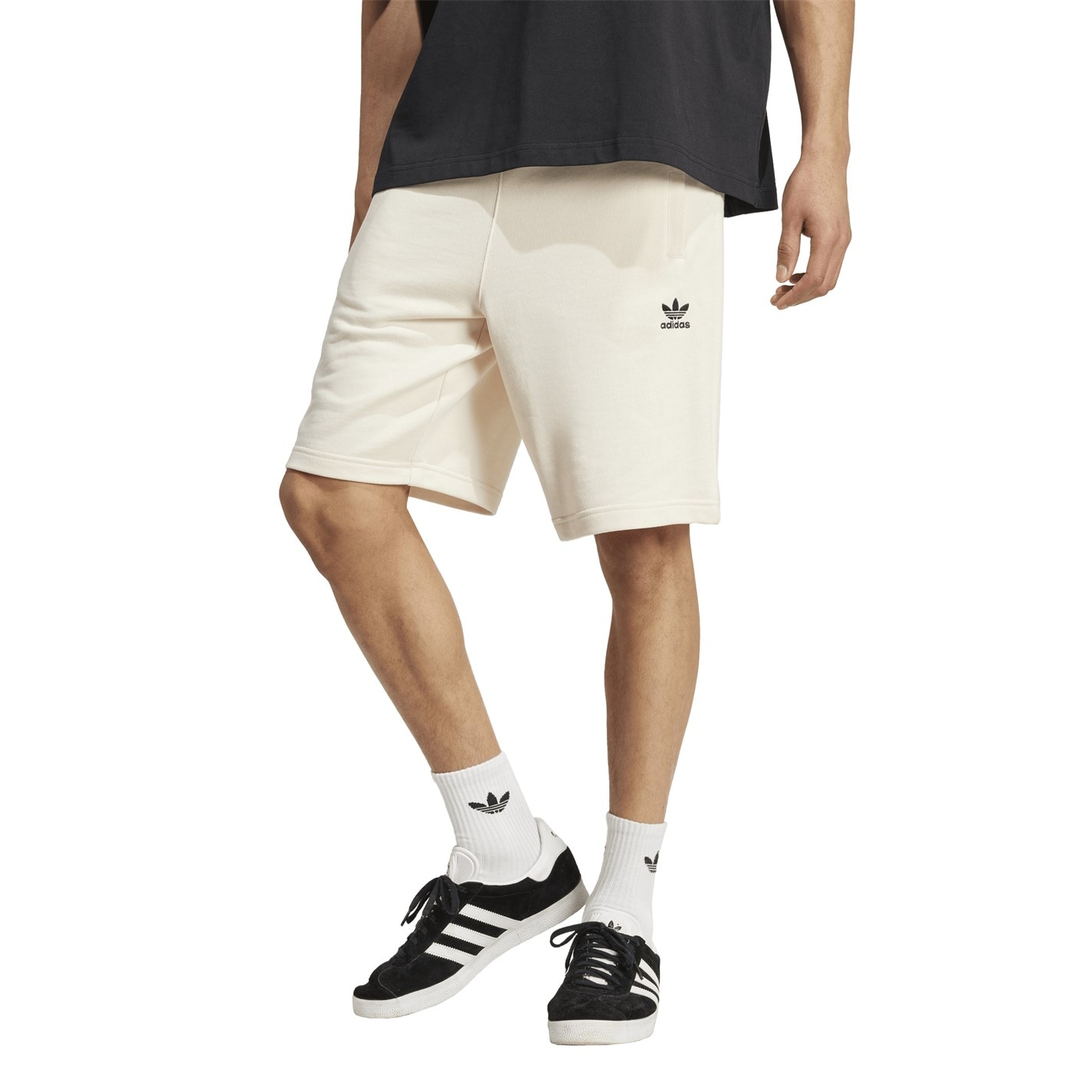 Kraťasy adidas Originals Wonder White 5884267 Men's Fleece Jogger Shorts - 2