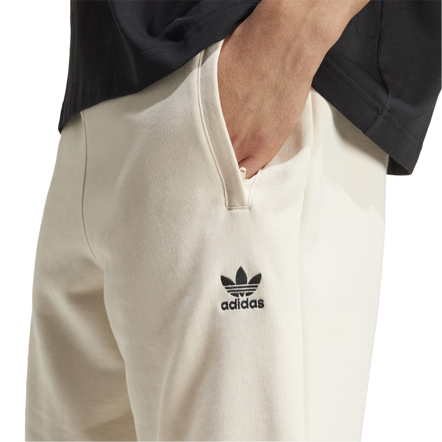 Kraťasy adidas Originals Wonder White 5884267 Men's Fleece Jogger Shorts - 4