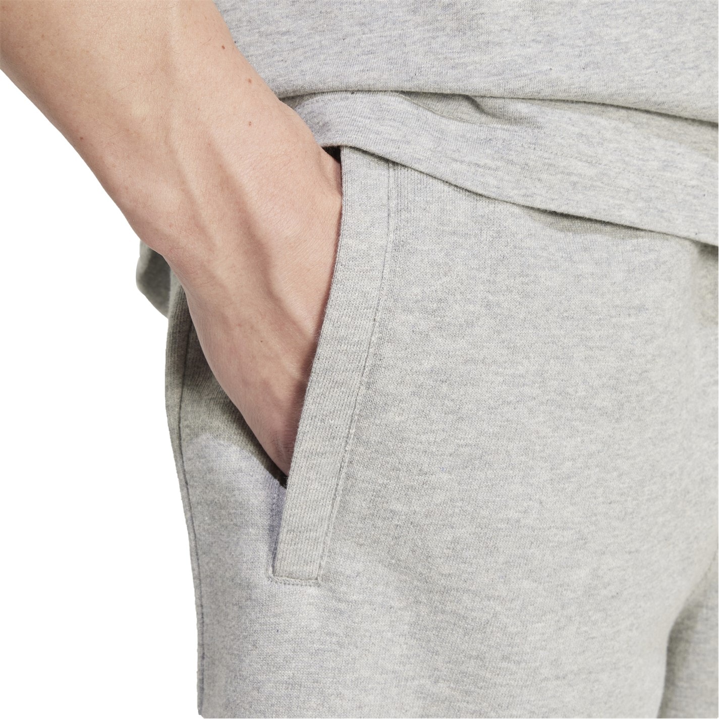 Kraťasy adidas Originals Med Grey Heath 2797335 Men's Fleece Jogger Shorts - 5