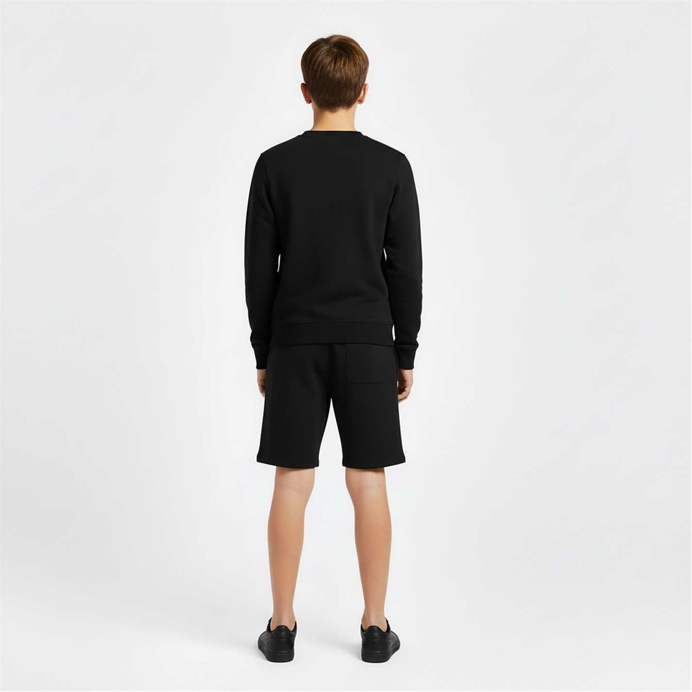 Lyle and Scott Dark Navy Z271 5657326 Kids' Fleece Jogger Shorts - 4