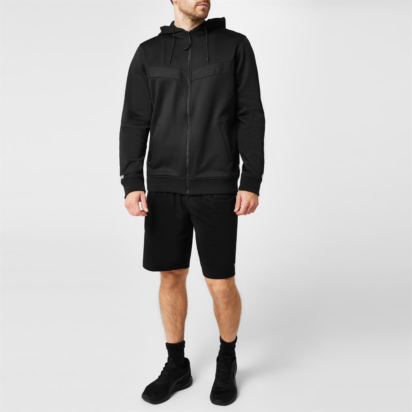 Kraťasy Slazenger Black 8121782 Jersey Shorts Mens - 2