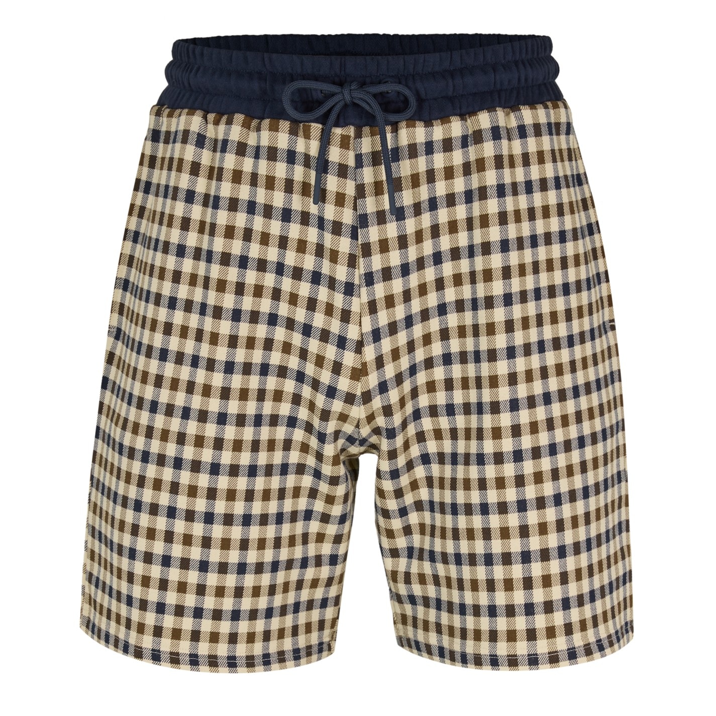 Kraťasy AQUASCUTUM Check 7458135 Men's Fleece Jogger Shorts - 1