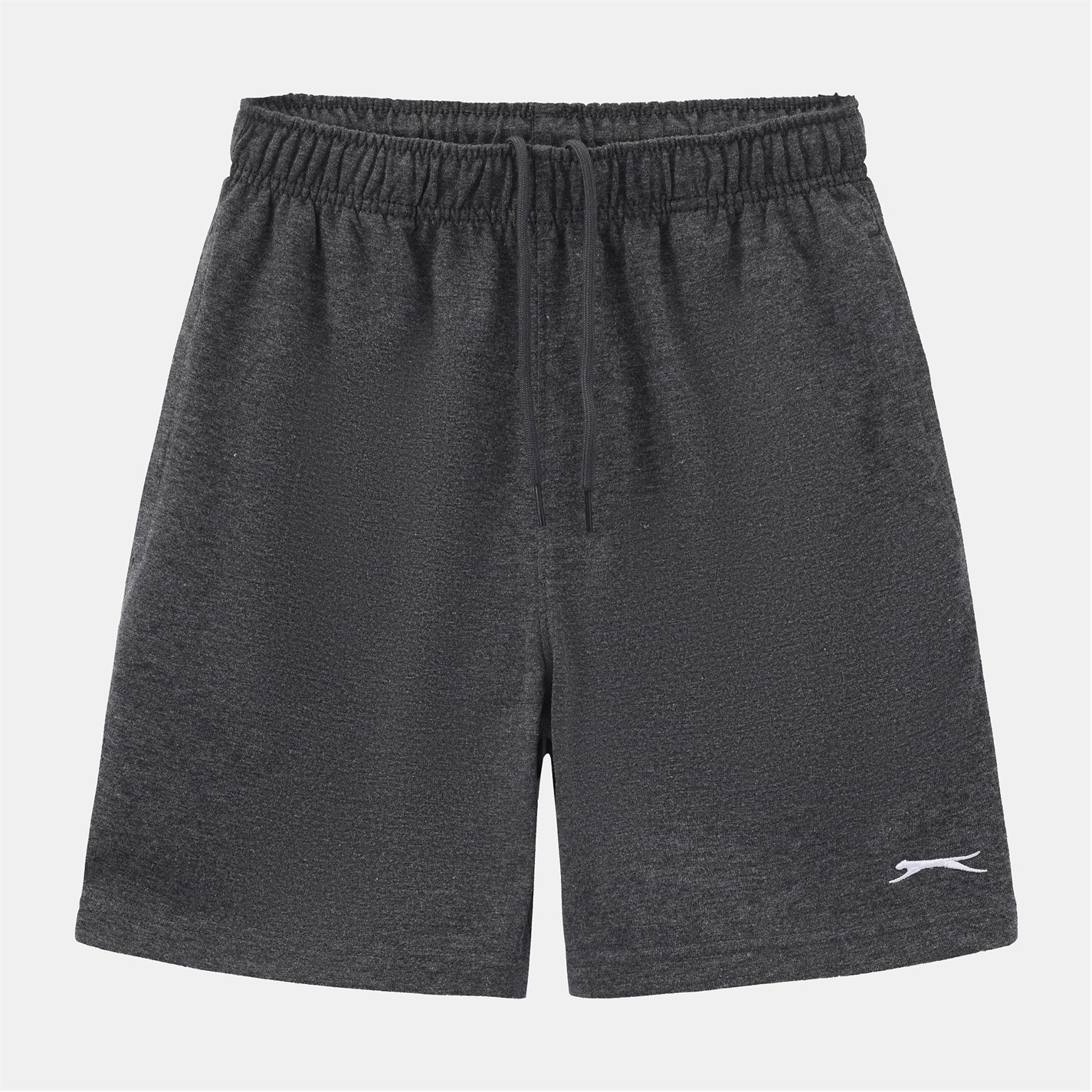 Slazenger Charcoal Marl 1259165 Kids Cotton Jersey Jogger Shorts - 1