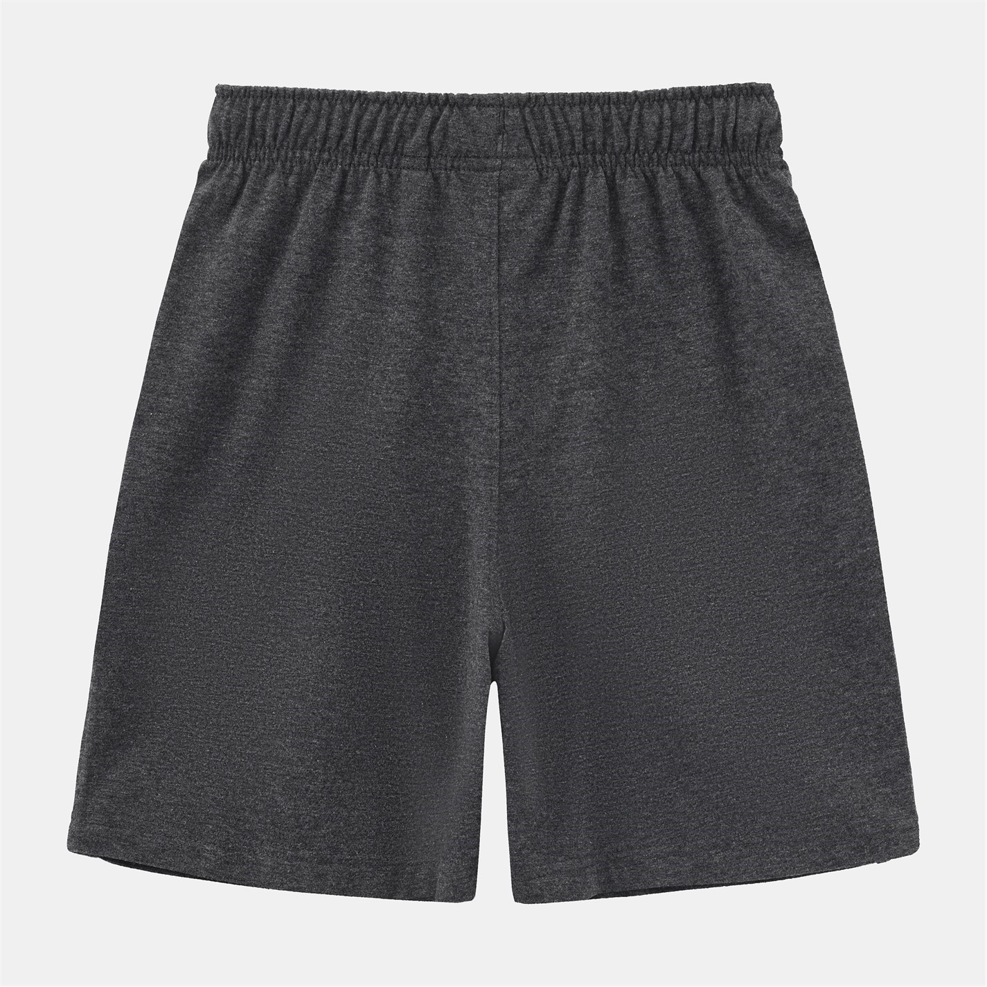 Slazenger Charcoal Marl 1259165 Kids Cotton Jersey Jogger Shorts - 2