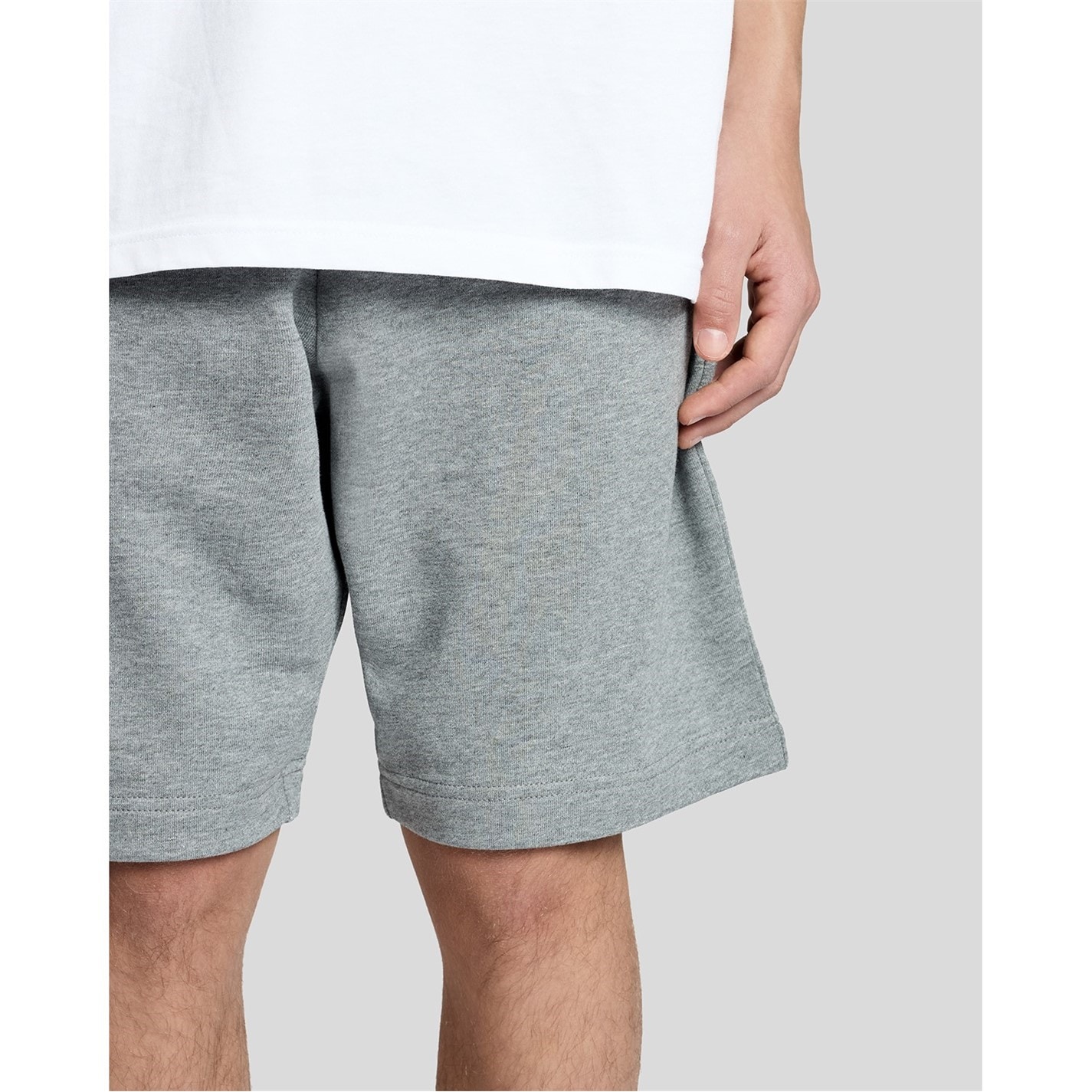 Lyle and Scott Grey 8930181 Lyle & Scott Kids Cotton Sweatshort - 3