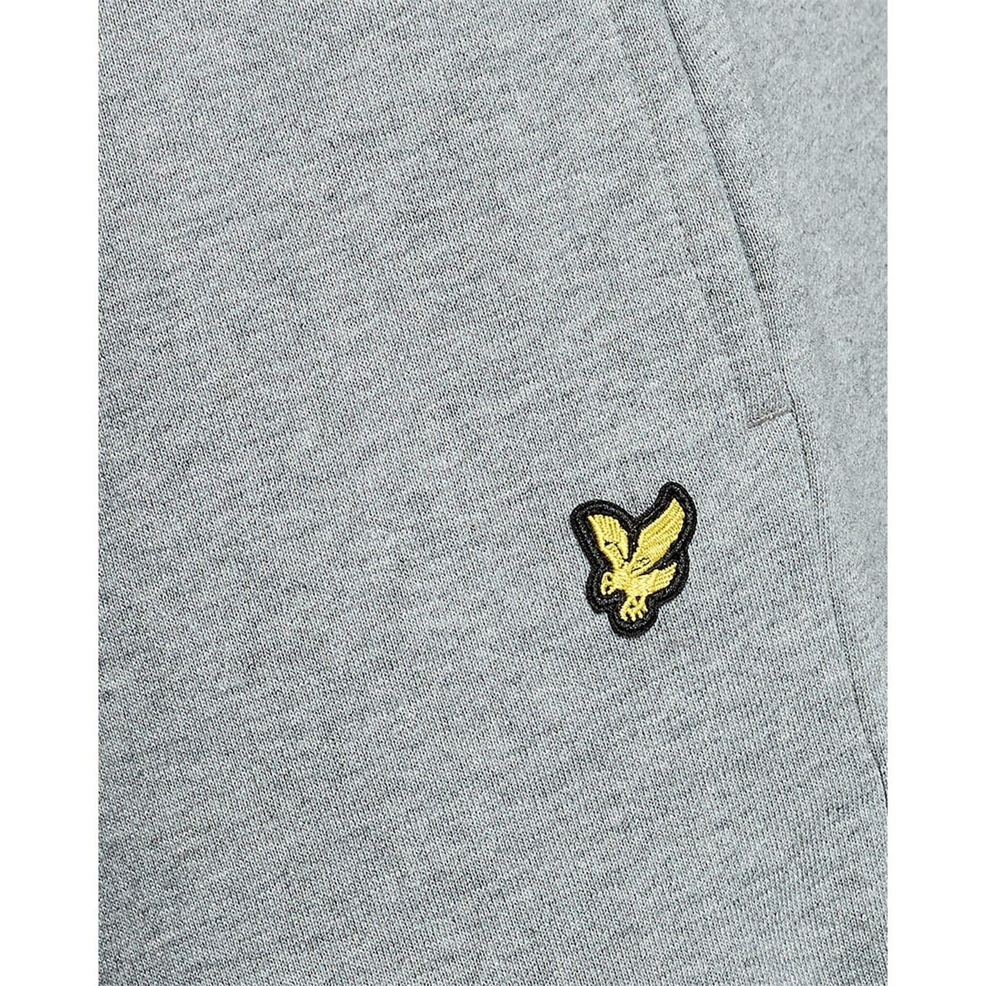 Lyle and Scott Grey 8930181 Lyle & Scott Kids Cotton Sweatshort - 7