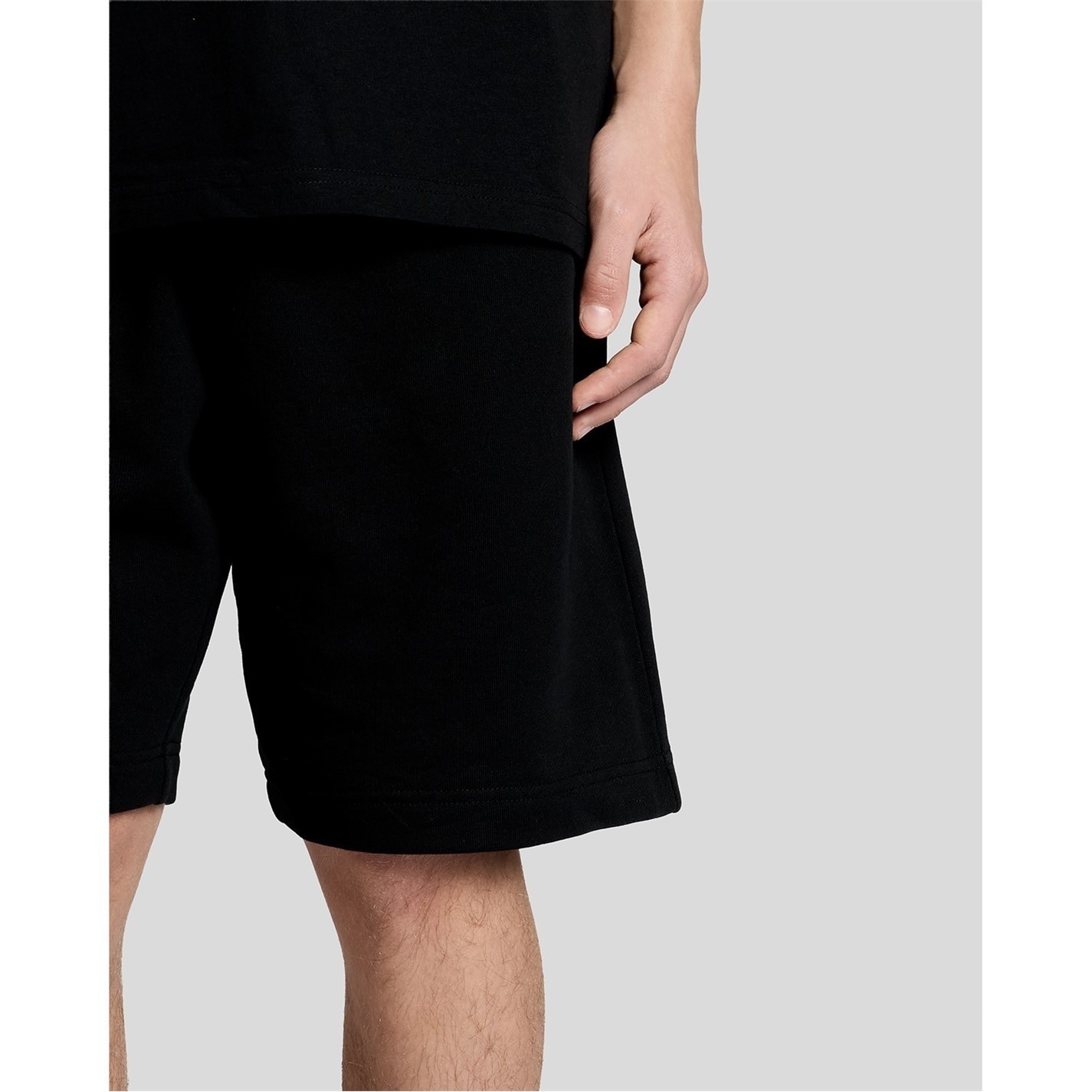 Lyle and Scott Black 496448 Lyle & Scott Kids Cotton Sweatshort - 3