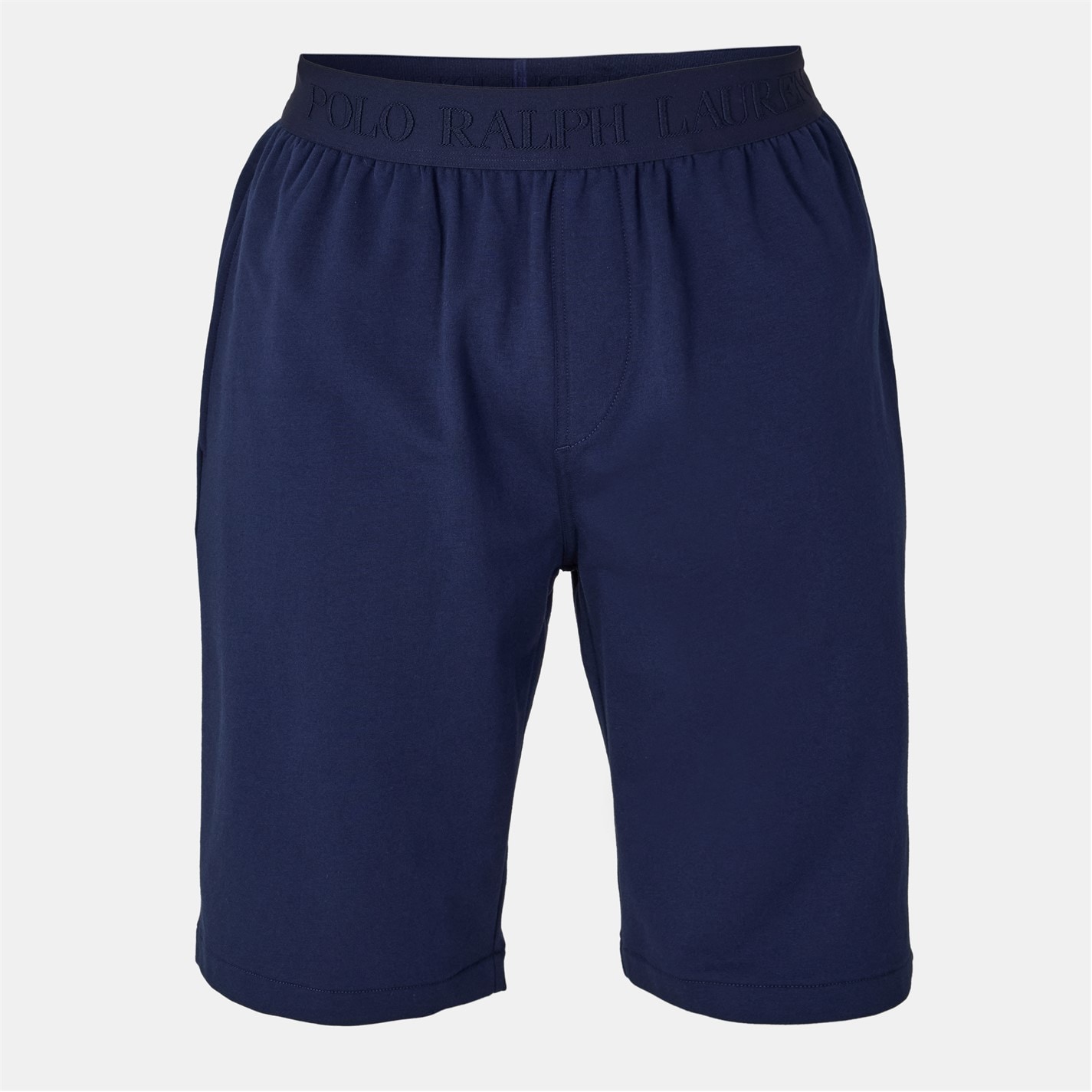Kraťasy Polo Ralph Lauren Cruise Navy 639013 Men's Tonal Taped Waistband Jersey Relaxed Fit Jogger Shorts - 1