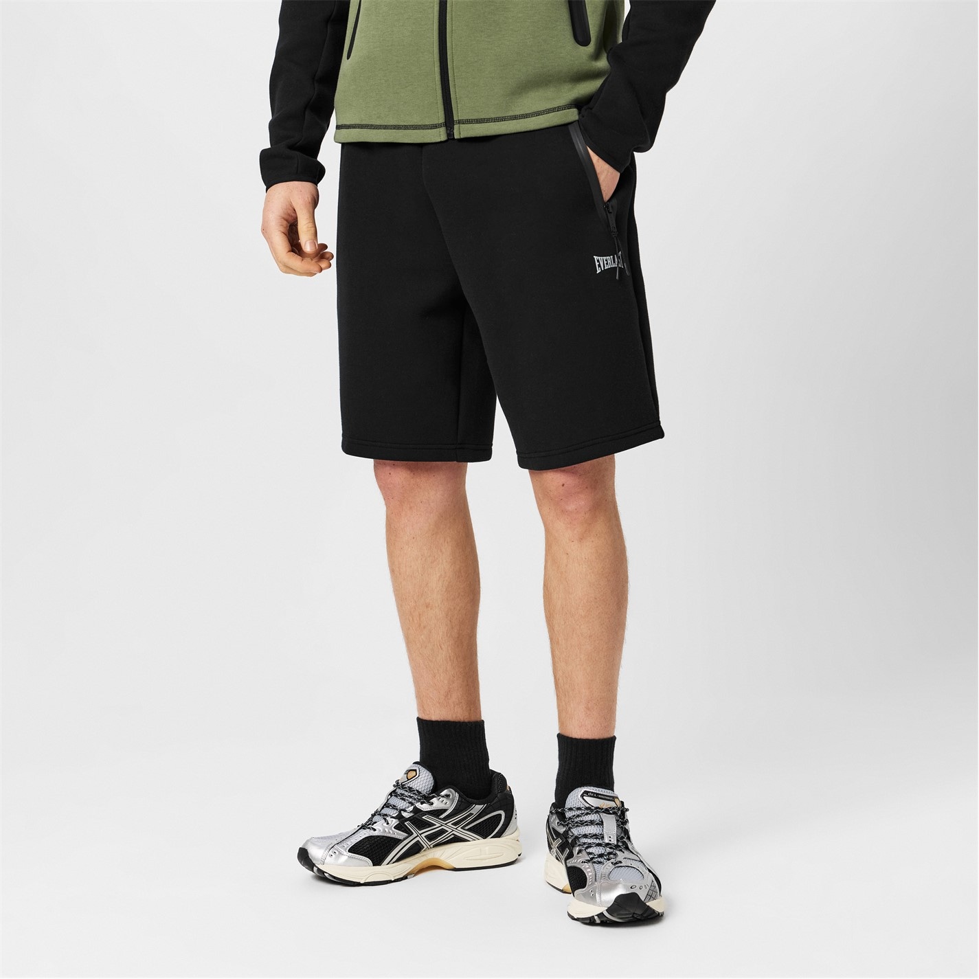 Kraťasy Everlast Black 2201189 Tech Fleece Short Mens - 3