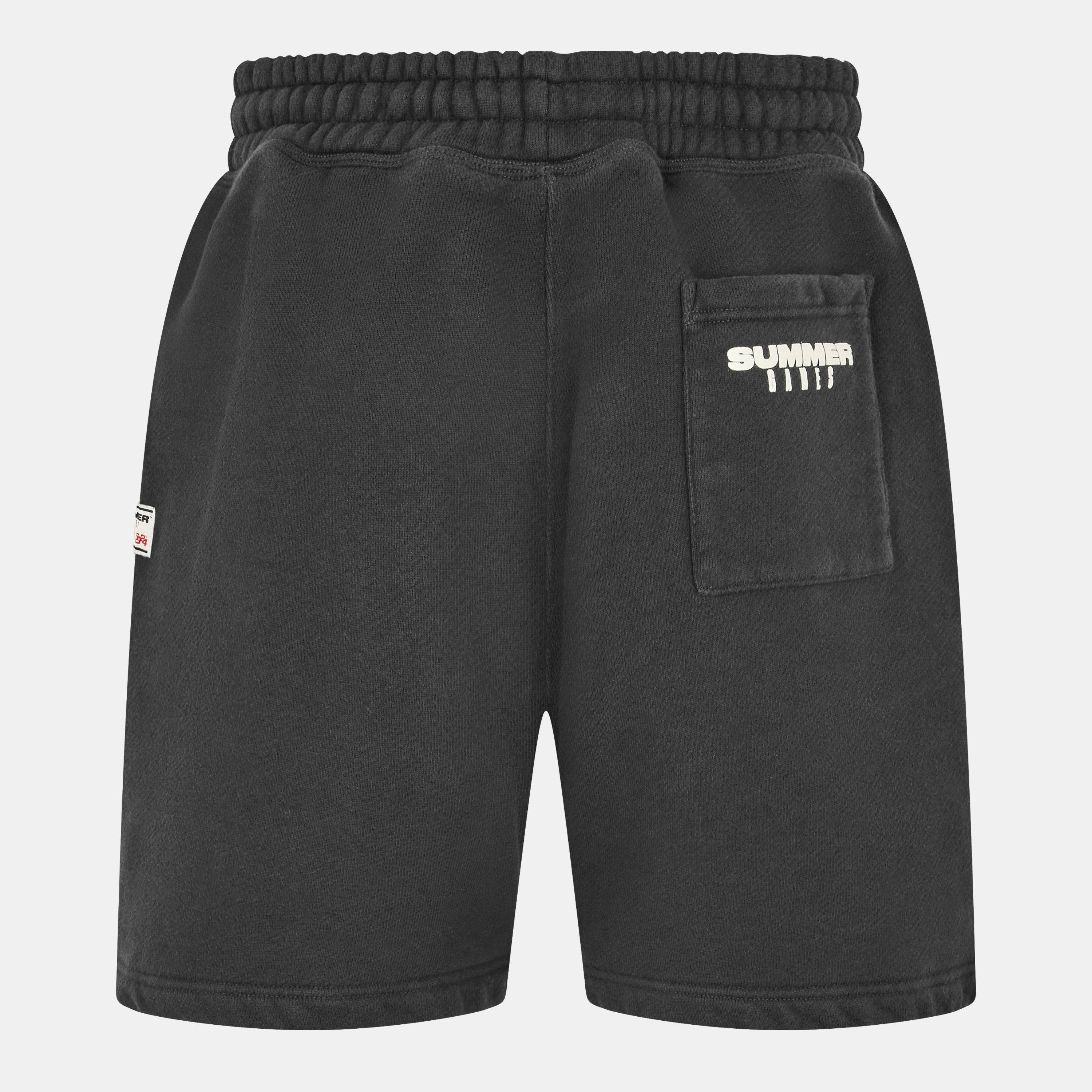 Kraťasy Summer Games Jet Black 5922075 Men's Fleece Jogger Shorts - 2