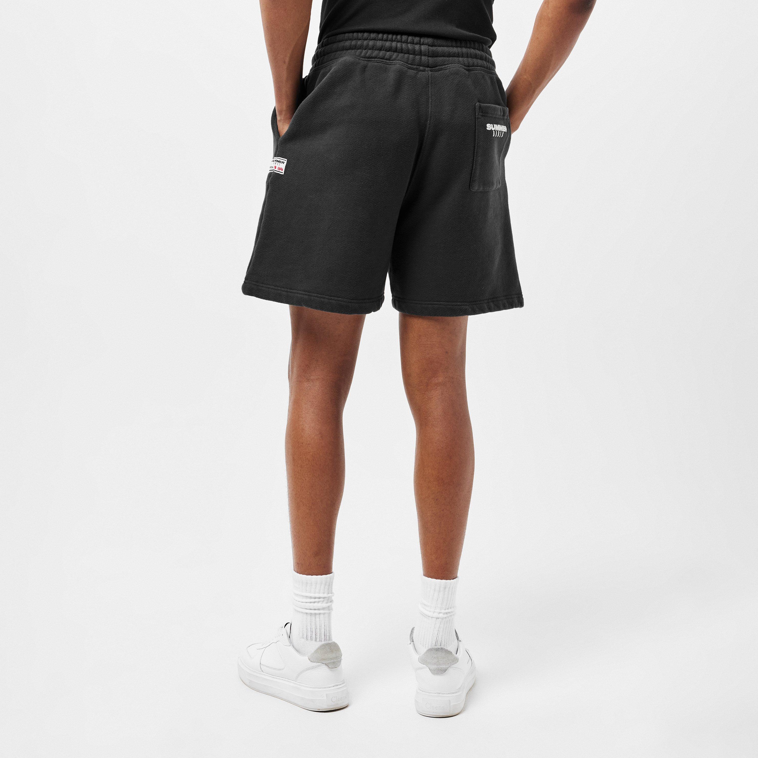 Kraťasy Summer Games Jet Black 5922075 Men's Fleece Jogger Shorts - 4