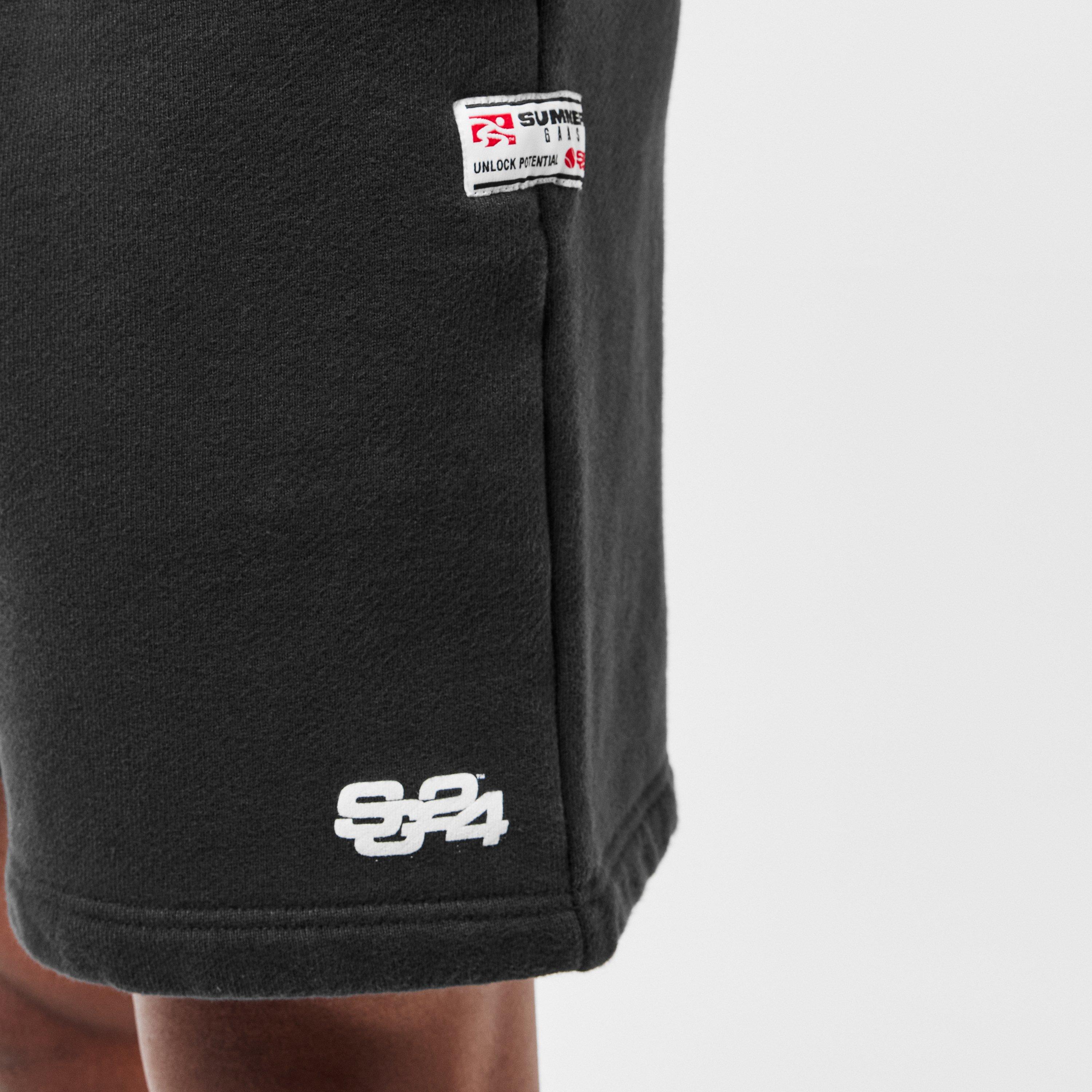 Kraťasy Summer Games Jet Black 5922075 Men's Fleece Jogger Shorts - 5