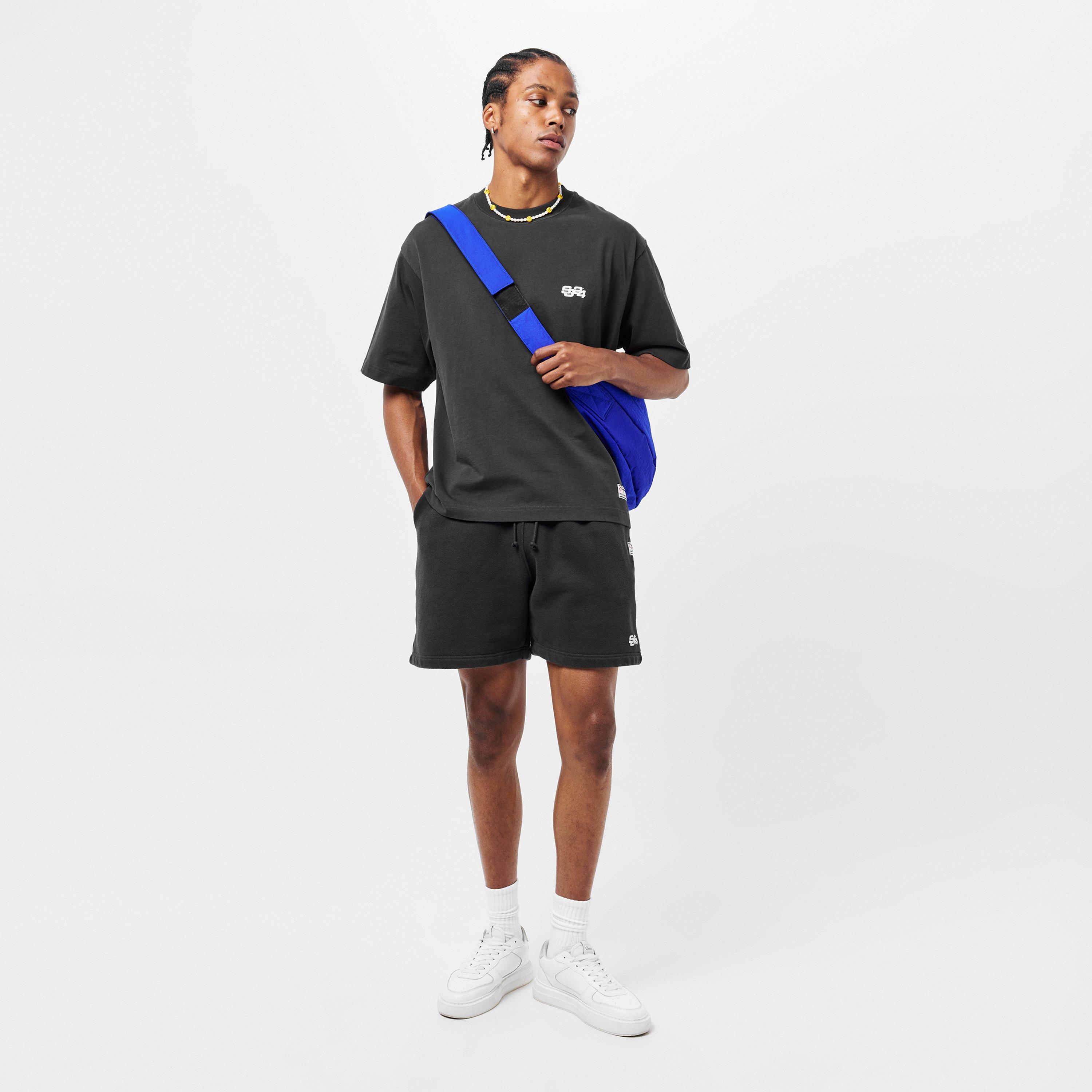 Kraťasy Summer Games Jet Black 5922075 Men's Fleece Jogger Shorts - 6