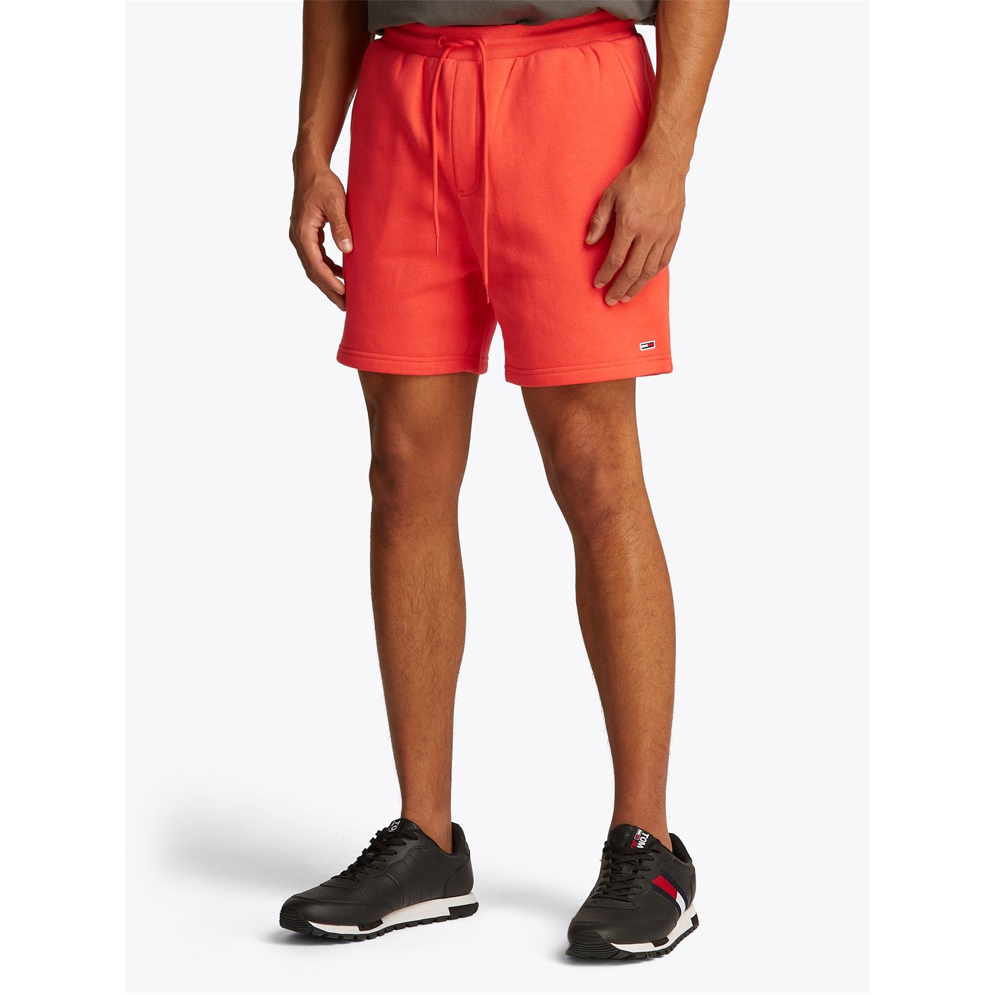 Kraťasy Tommy Jeans Brt Vermillion 7862984 Men's Fleece Jogger Shorts - 2