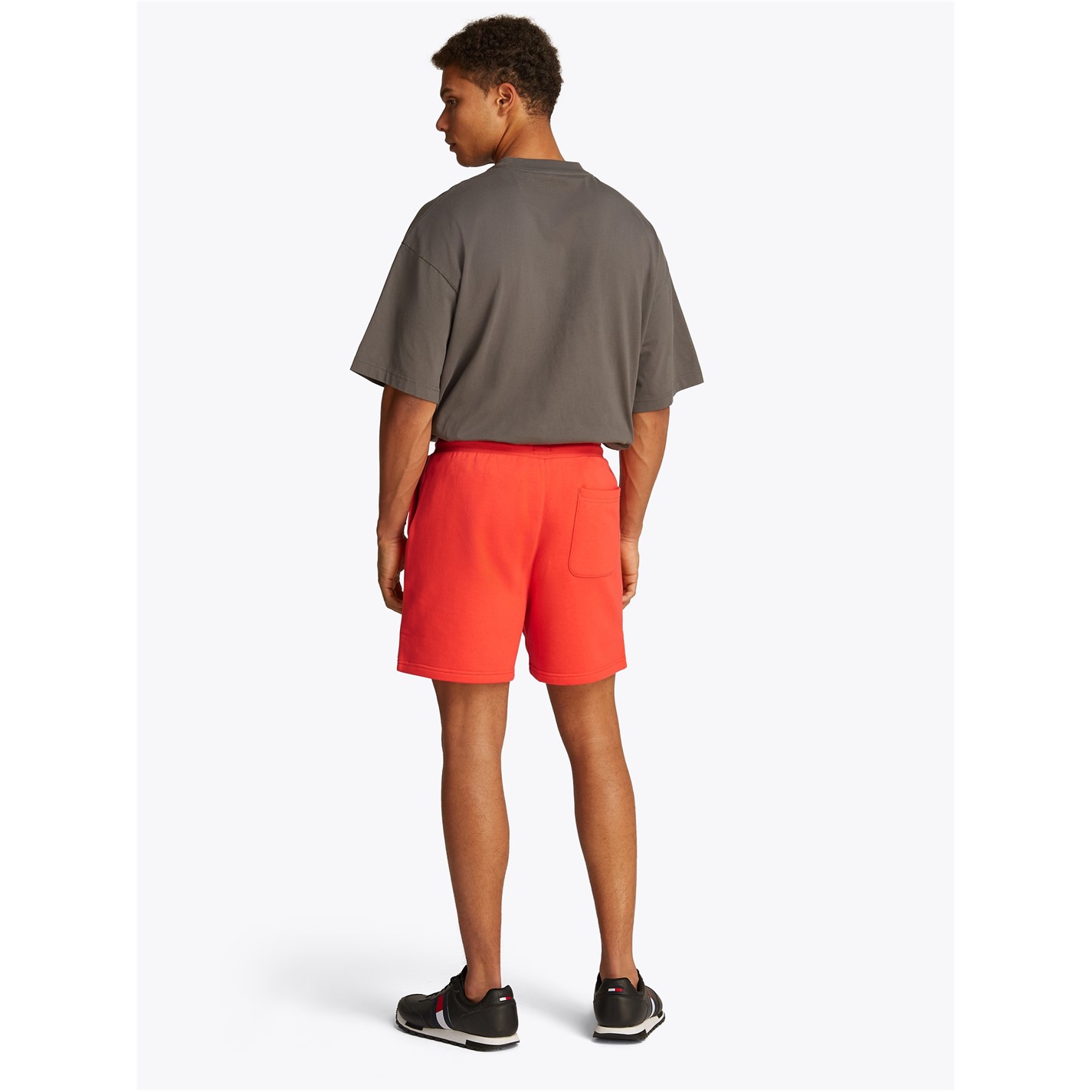 Kraťasy Tommy Jeans Brt Vermillion 7862984 Men's Fleece Jogger Shorts - 4