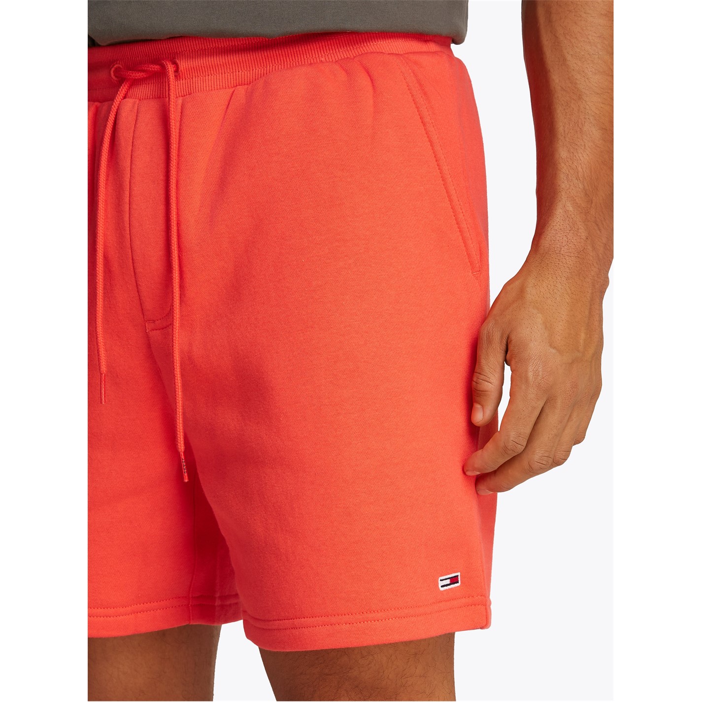 Kraťasy Tommy Jeans Brt Vermillion 7862984 Men's Fleece Jogger Shorts - 5