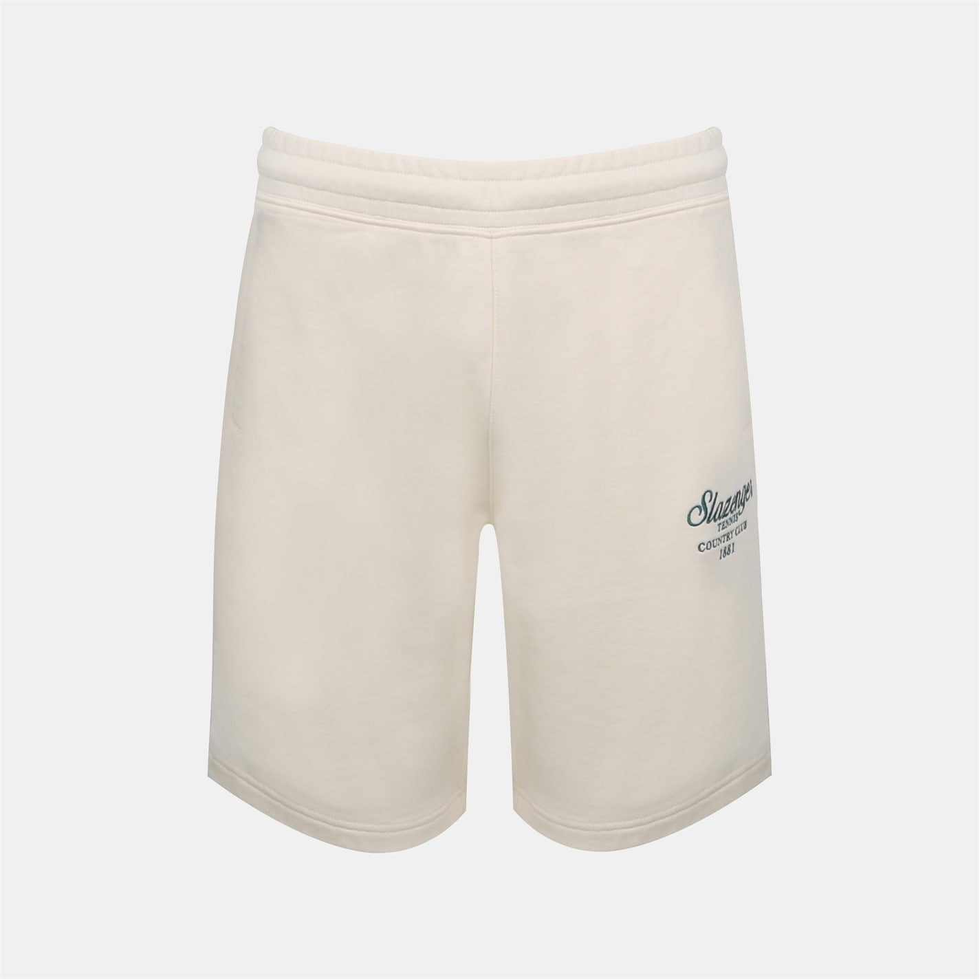 Kraťasy Slazenger White 7802007 Men's Fleece Jogger Shorts - 1