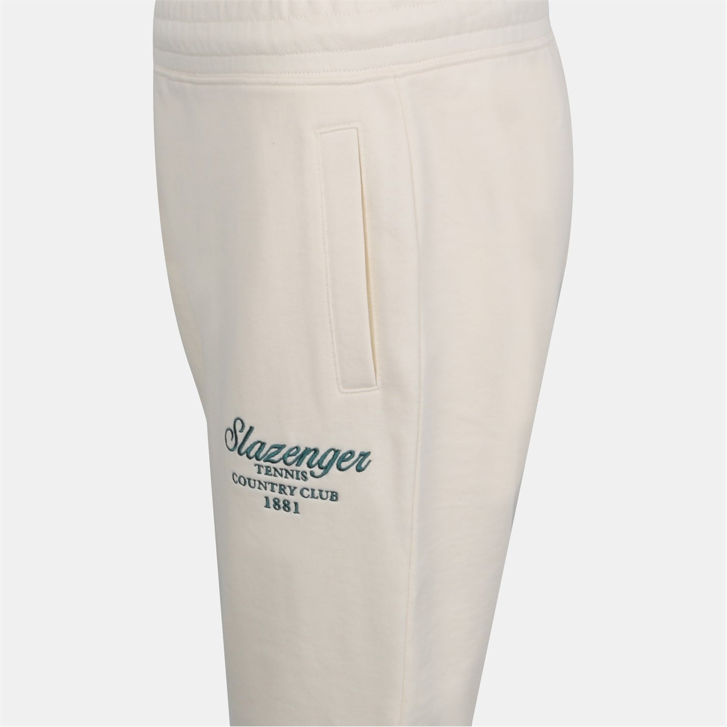 Kraťasy Slazenger White 7802007 Men's Fleece Jogger Shorts - 3