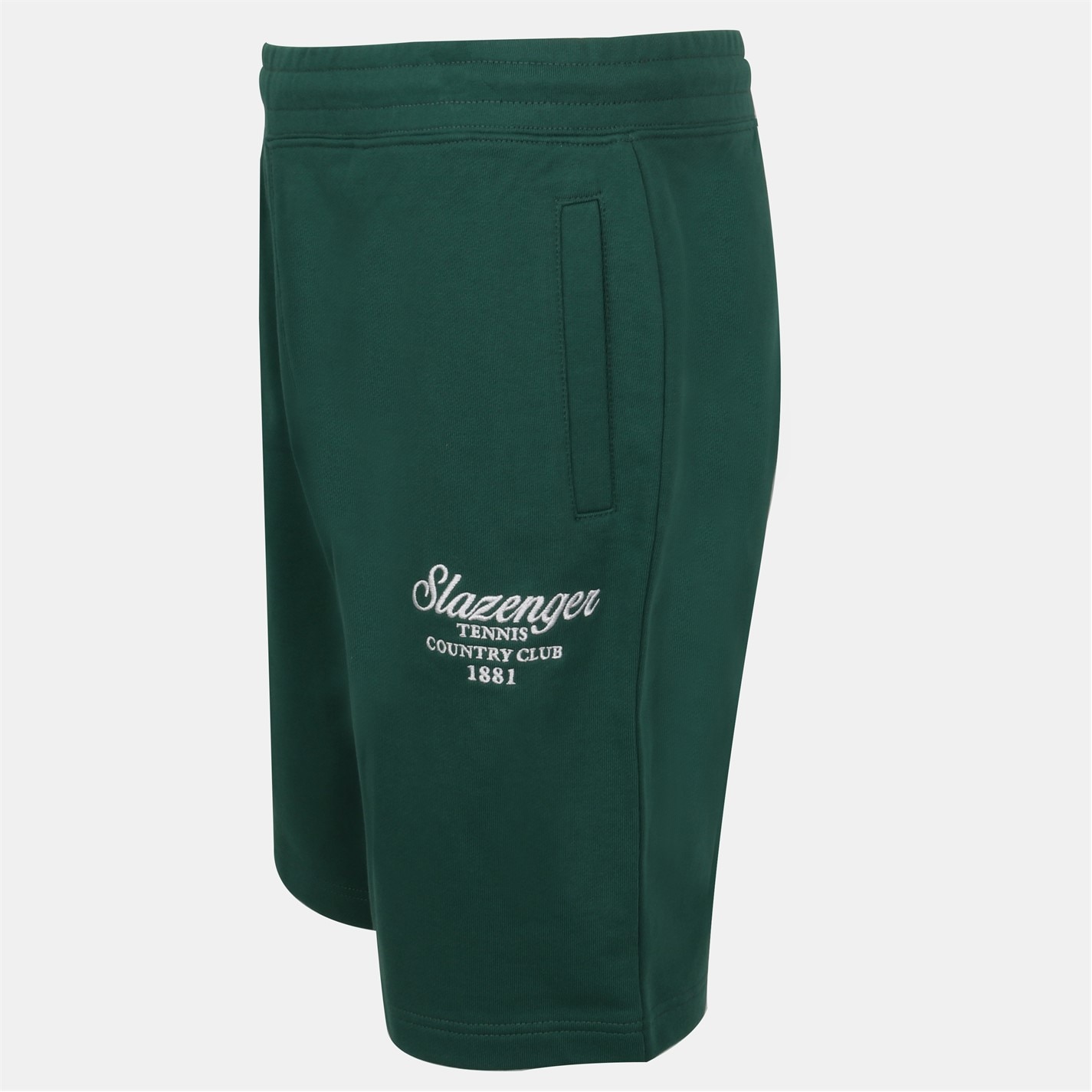 Kraťasy Slazenger Green 8725589 Men's Fleece Jogger Shorts - 3