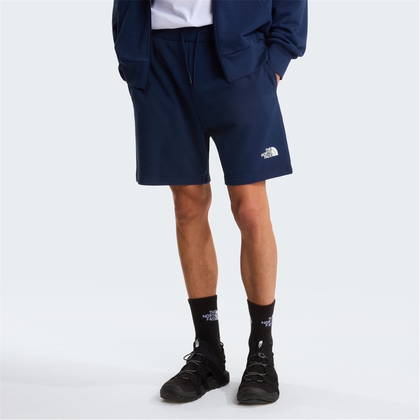 Kraťasy The North Face Summit Navy 6206637 TNF Simple Dome Fleece Short Mens - 3