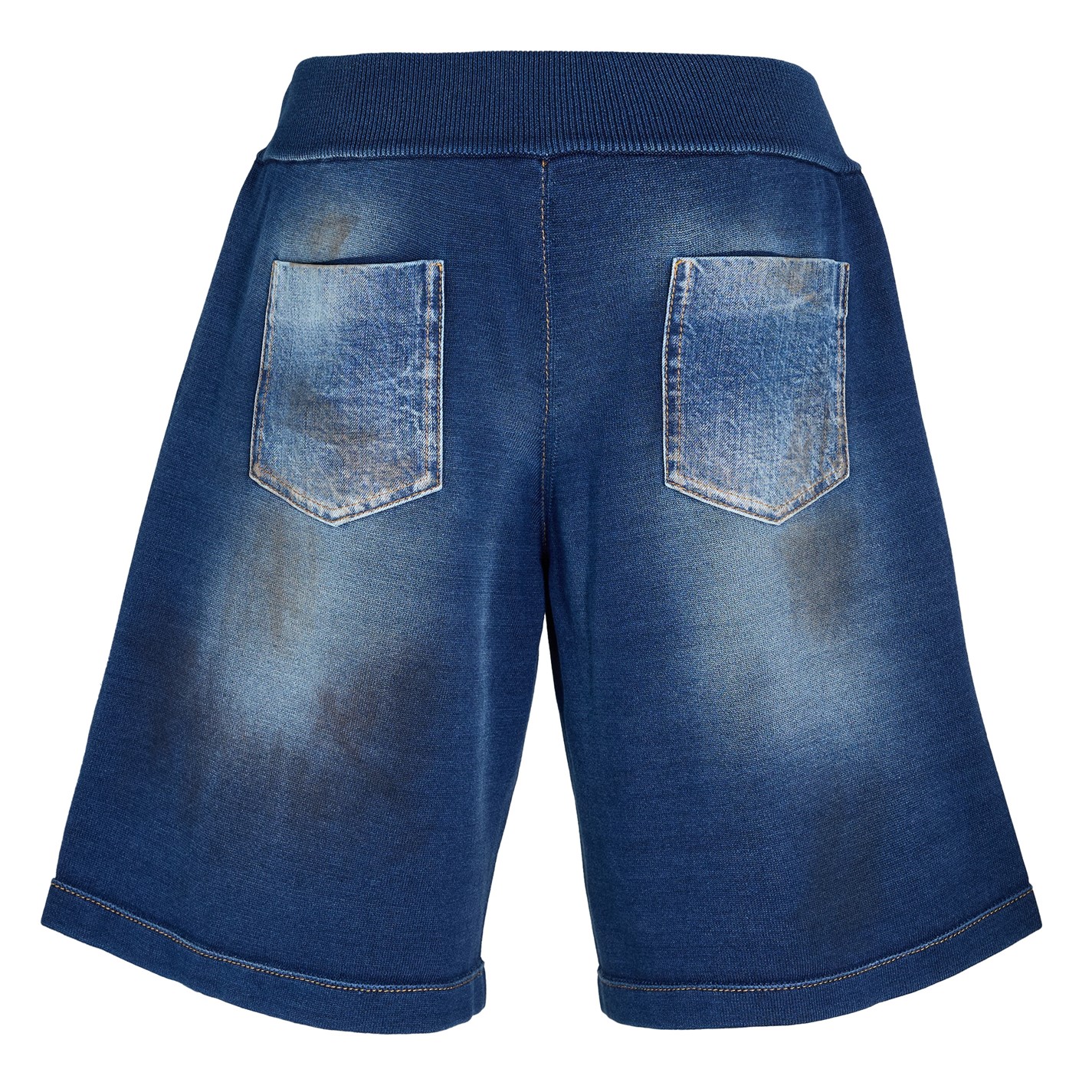 Kraťasy DSQUARED2 Navy 8584397 Men's DSQ Fleece Jogger Shorts - 2