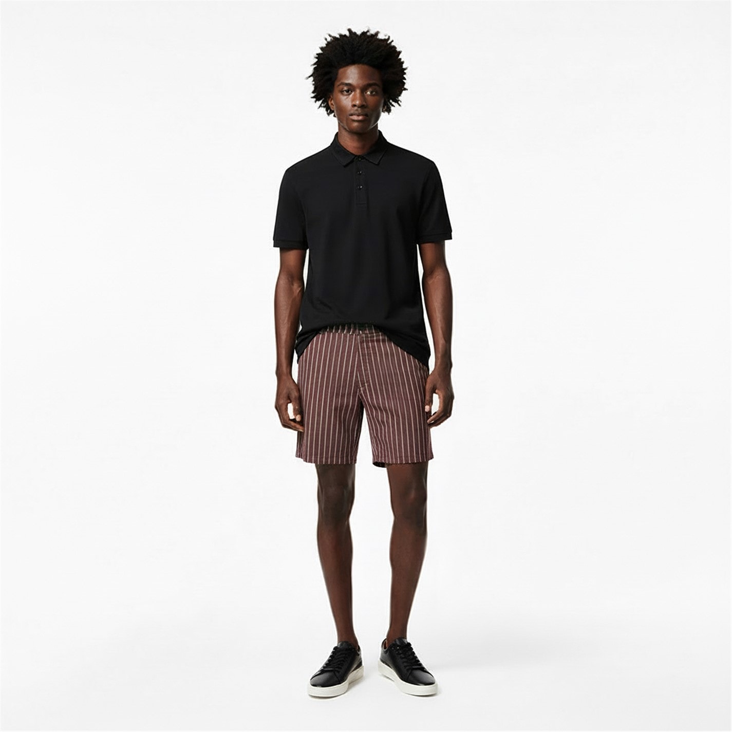 Kraťasy Boss Dark Brown 207 9181440 Men's Fleece Shorts - 5