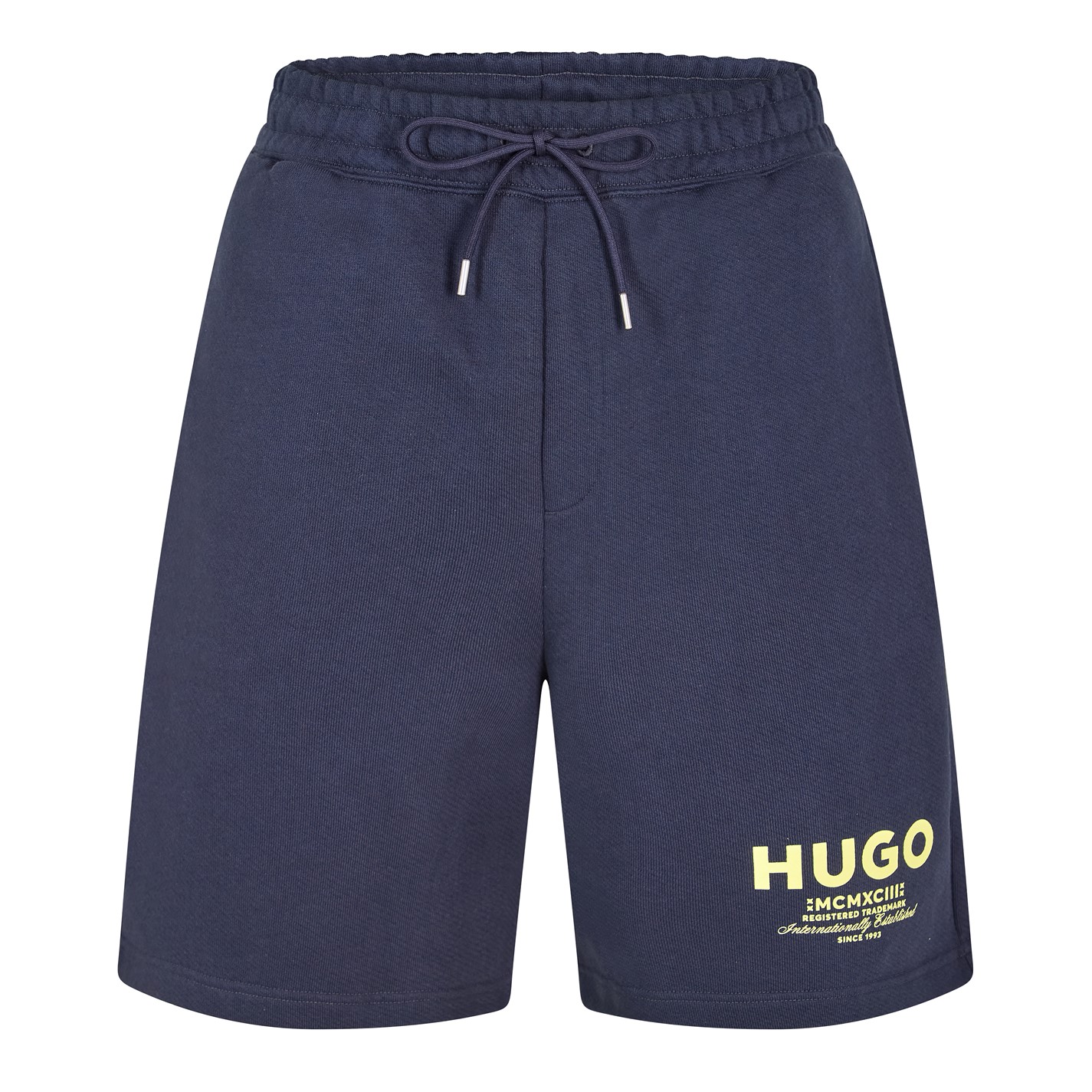 Kraťasy Hugo Navy 406 6335373 Mens HUGO Soft Jogger Shorts with Logo Detail - 1