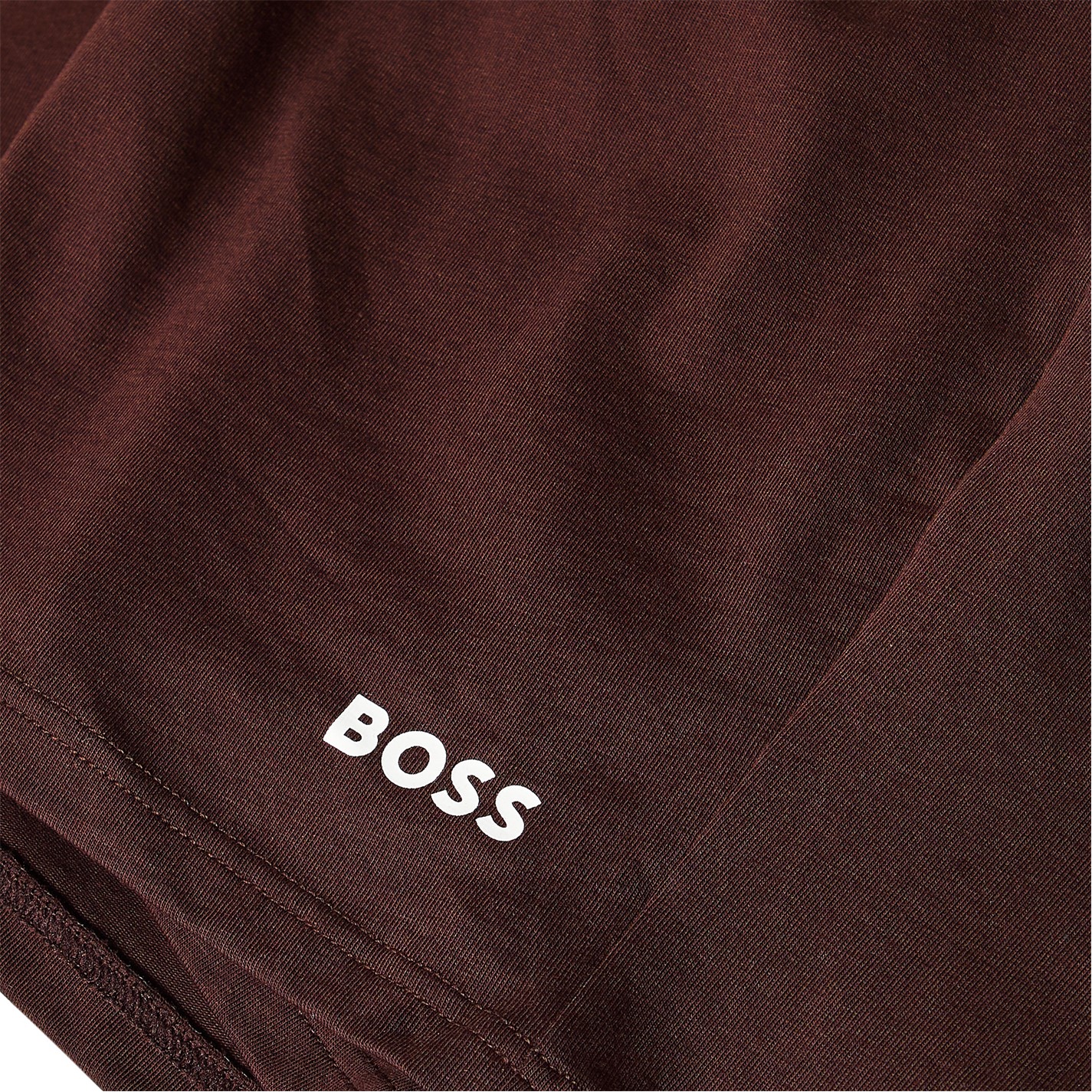 Kraťasy Boss Dark Brown 207 9822818 Mens BOSS Bodywear Unique Casual Shorts - 5