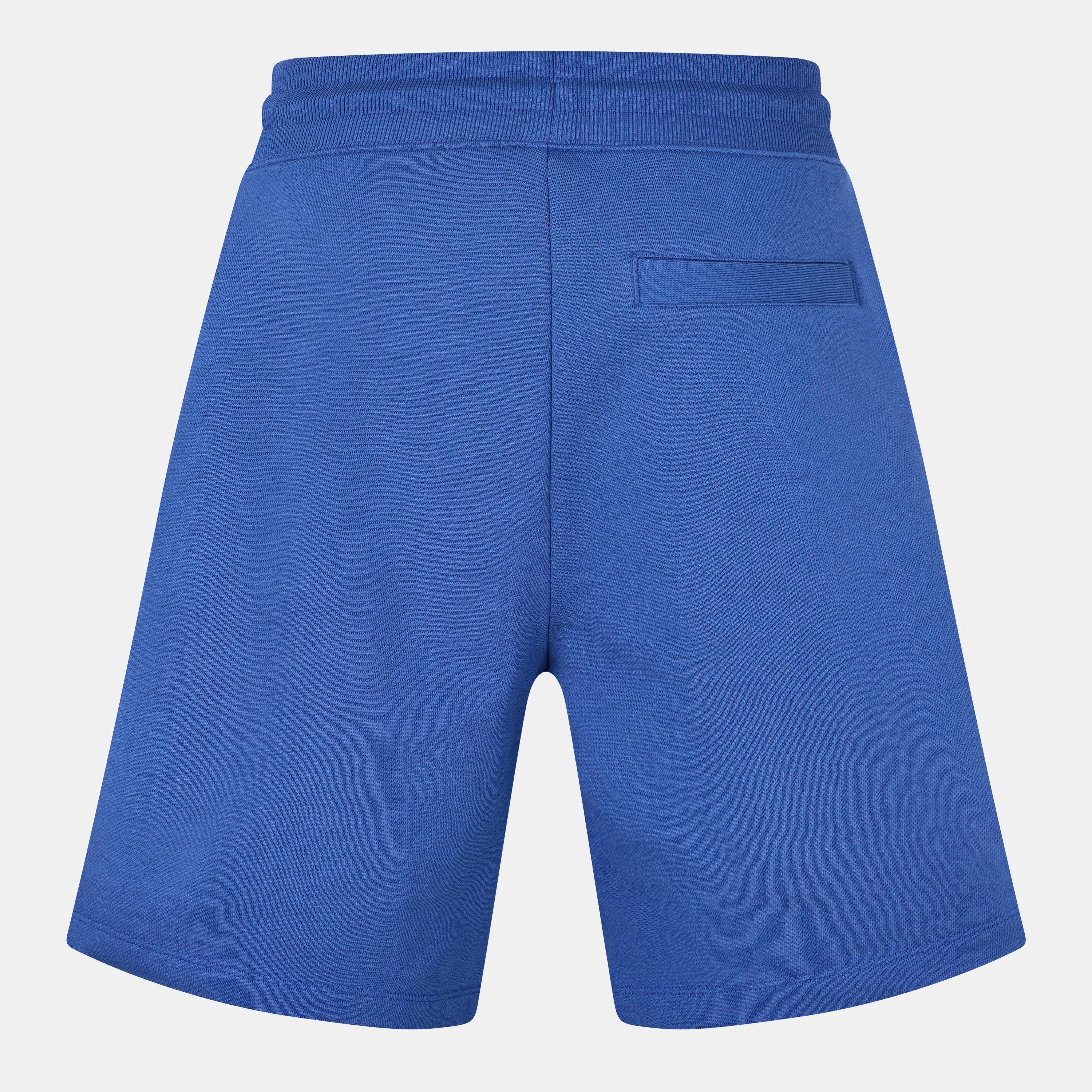 Kraťasy Hugo Blue 422 2066588 Mens HUGO Jogger Fleece Shorts with Logo Detail - Soft Cotton-Blend Jersey - 2