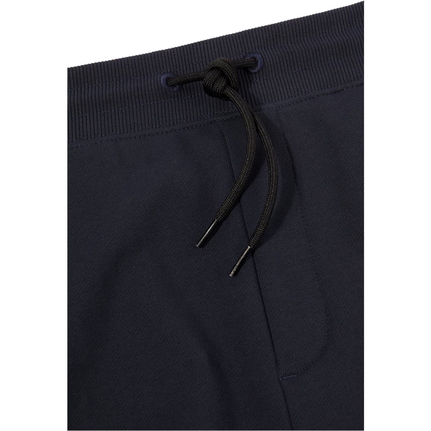 Kraťasy Hugo Navy 405 1625881 Mens HUGO Jogger Fleece Shorts with Logo Detail - Soft Cotton-Blend Jersey - 4