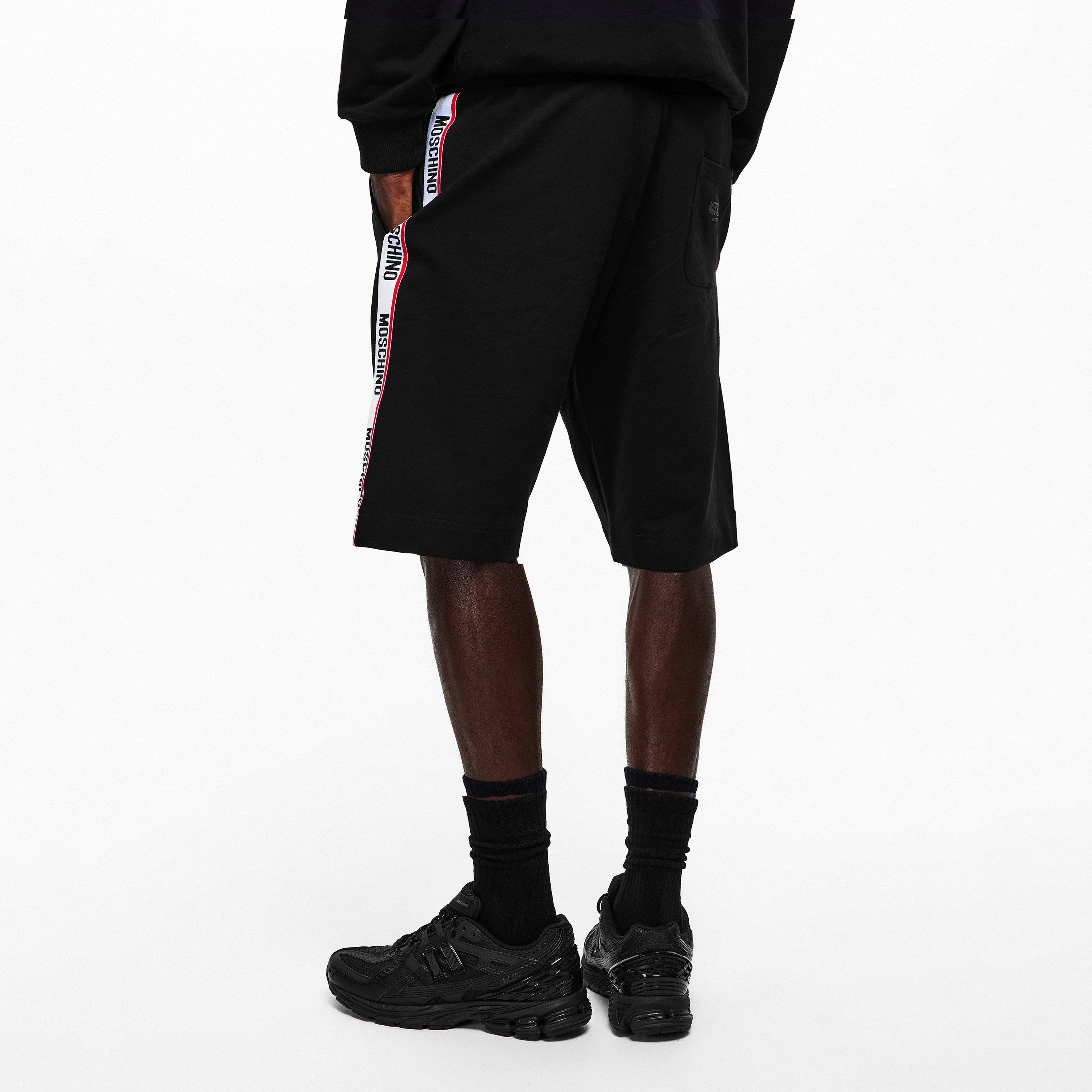 Kraťasy Moschino Black 4428726 Men's Fleece Jogger Shorts - 4