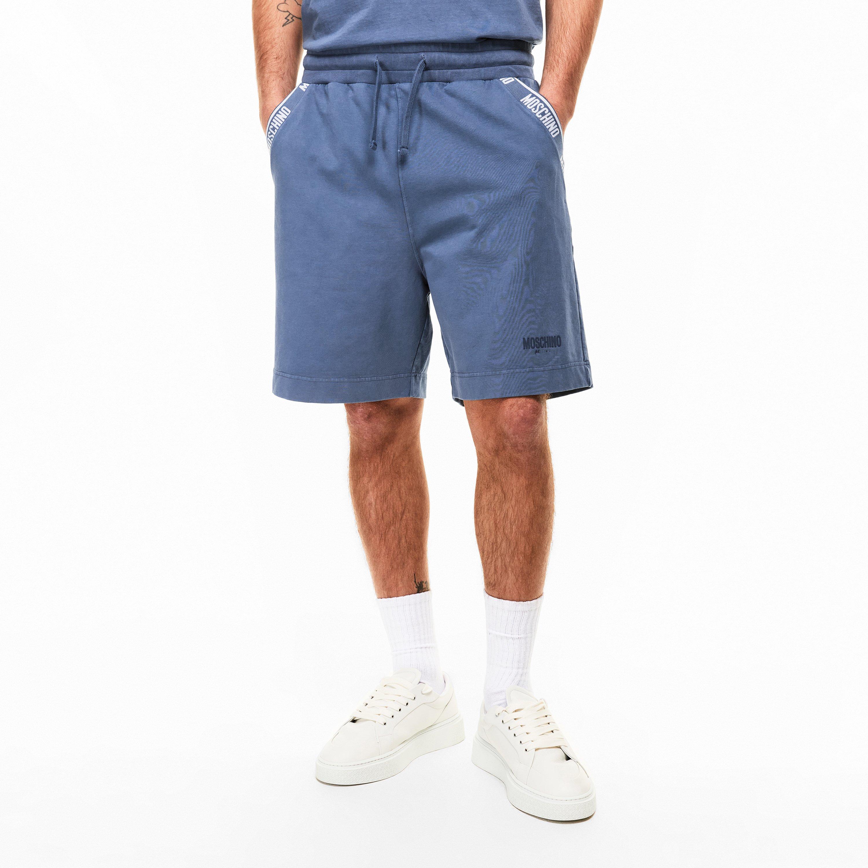 Kraťasy Moschino Blue 1732536 Men's Fleece Jogger Shorts - 3