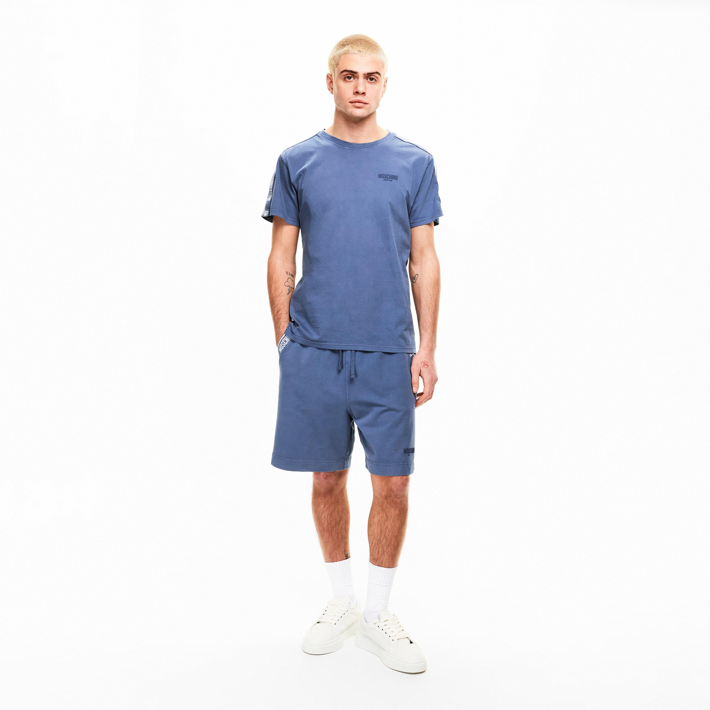 Kraťasy Moschino Blue 1732536 Men's Fleece Jogger Shorts - 6